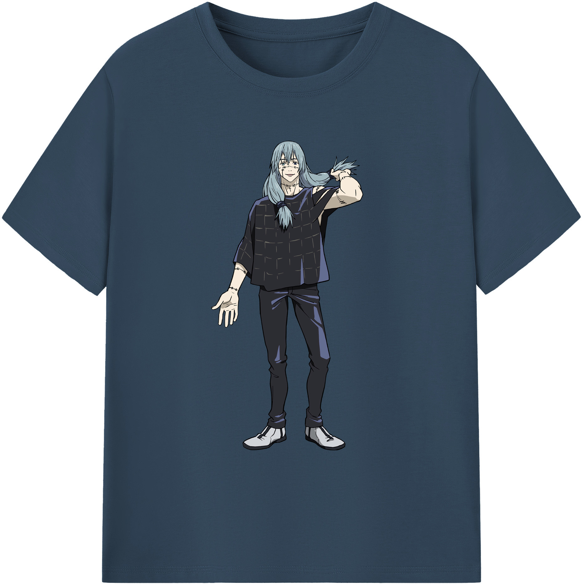 （画像用） 呪術廻戦 Jujutsu Kaisen 綿100％ メンズ半袖Tシャツ｜肌触りやわらか＆通気性