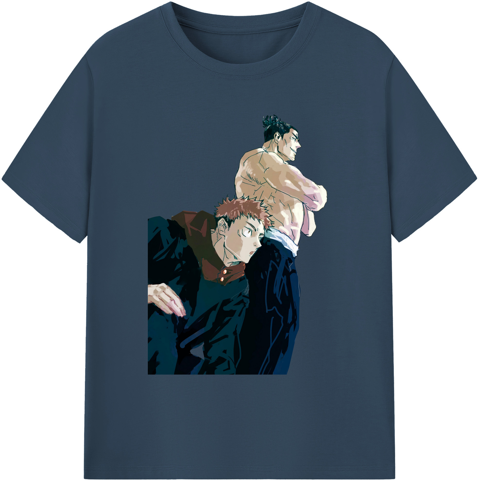 （画像用） 呪術廻戦 Jujutsu Kaisen 綿100％ メンズ半袖Tシャツ｜肌触りやわらか＆通気性