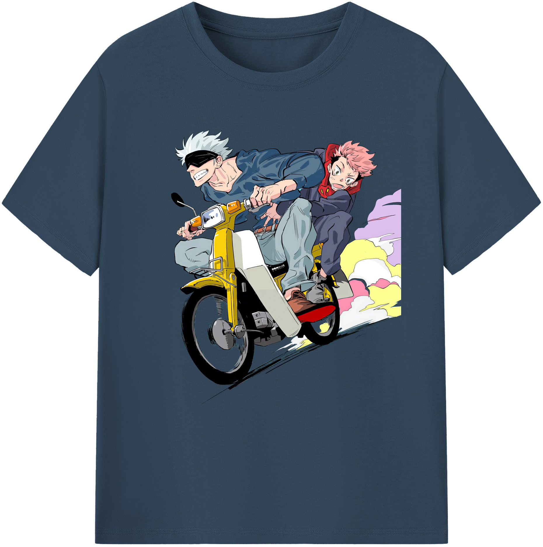 （画像用） 呪術廻戦 Jujutsu Kaisen 綿100％ メンズ半袖Tシャツ｜肌触りやわらか＆通気性