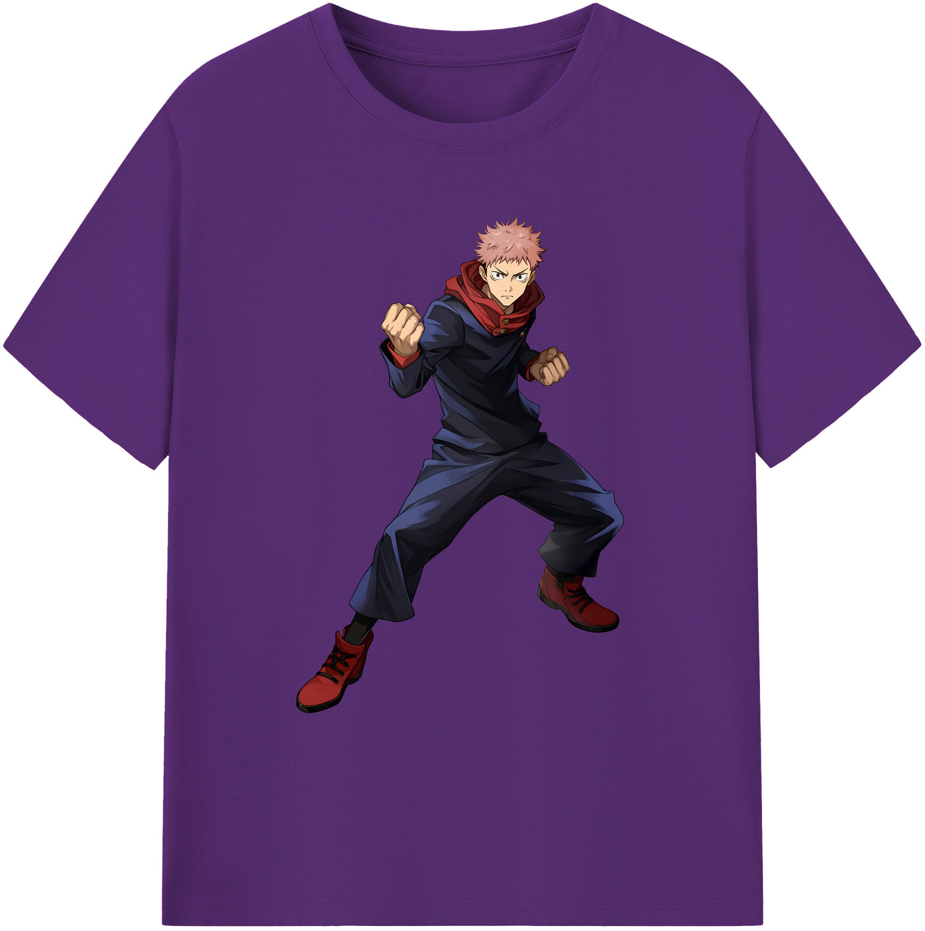 （画像用） 呪術廻戦 Jujutsu Kaisen 綿100％ メンズ半袖Tシャツ｜肌触りやわらか＆通気性