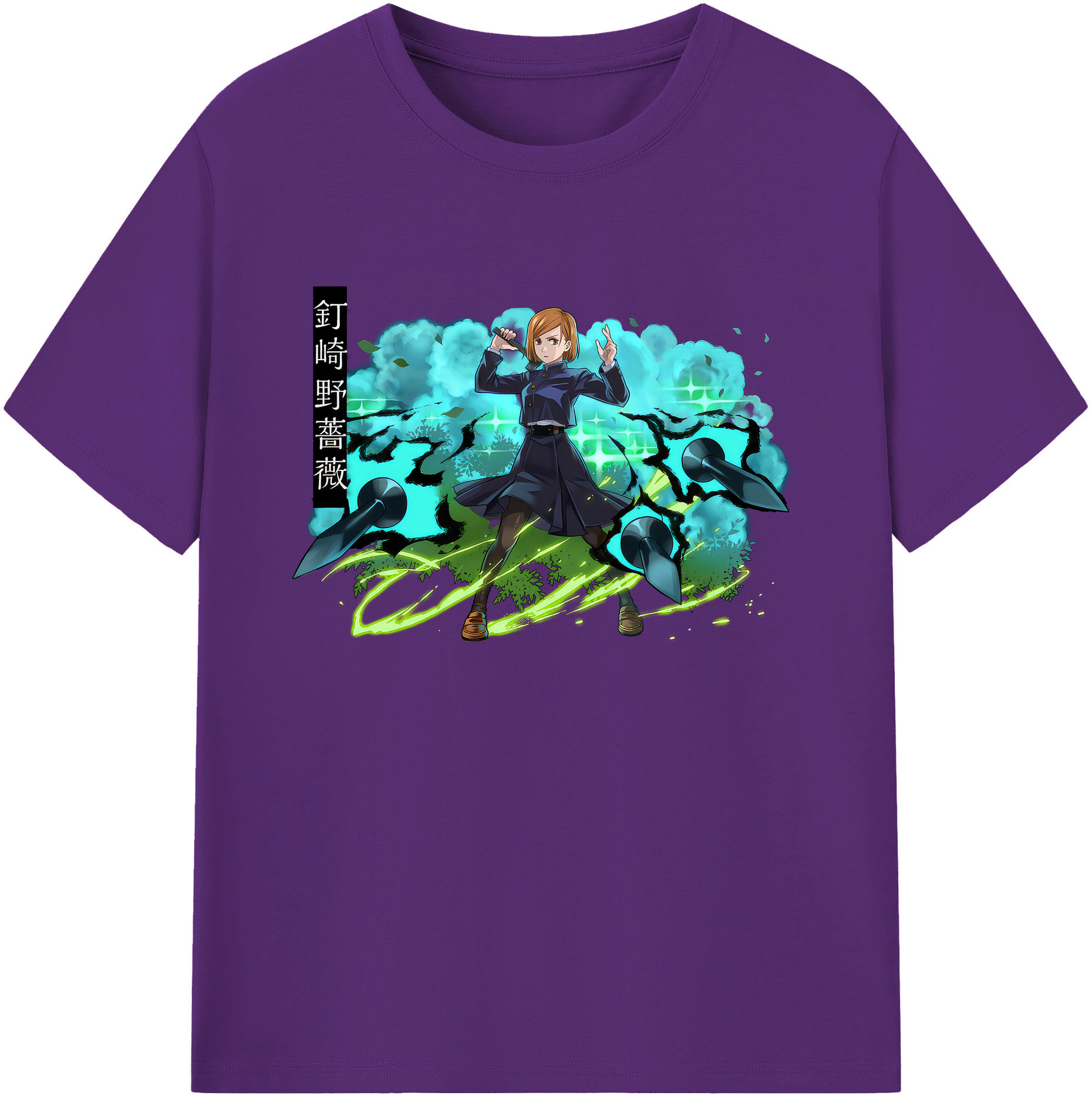 （画像用） 呪術廻戦 Jujutsu Kaisen 綿100％ メンズ半袖Tシャツ｜肌触りやわらか＆通気性