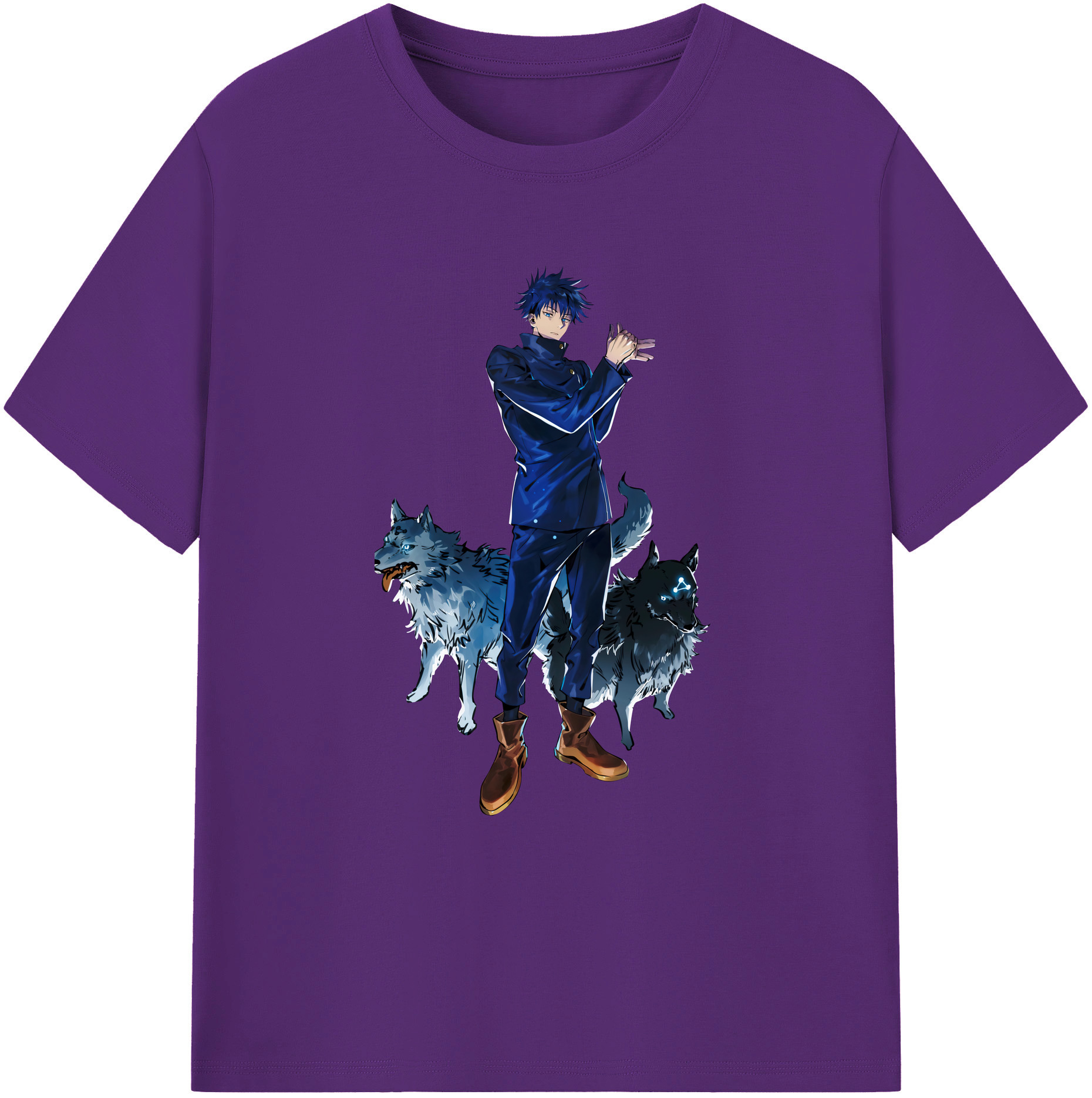 （画像用） 呪術廻戦 Jujutsu Kaisen 綿100％ メンズ半袖Tシャツ｜肌触りやわらか＆通気性