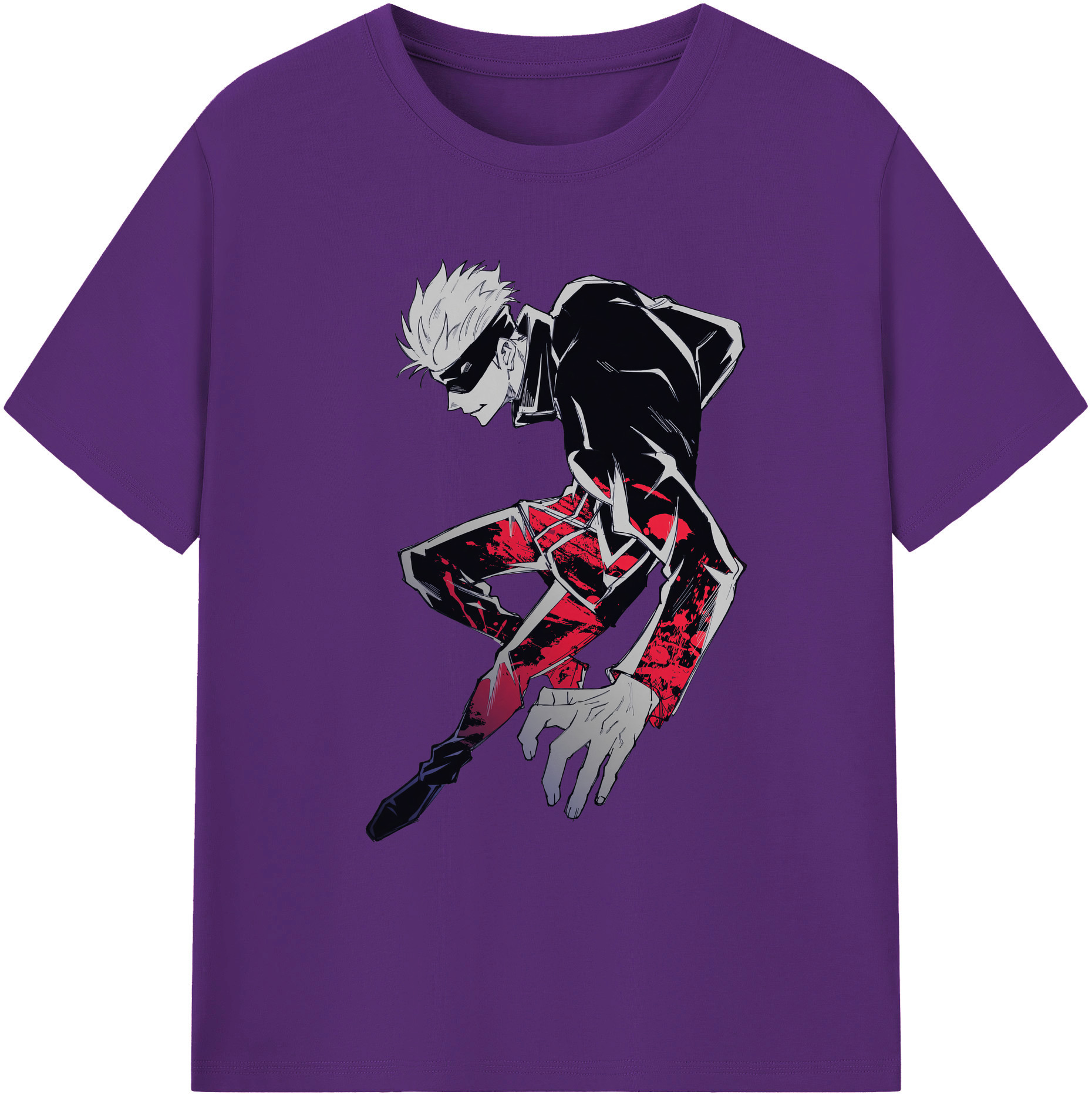 （画像用） 呪術廻戦 Jujutsu Kaisen 綿100％ メンズ半袖Tシャツ｜肌触りやわらか＆通気性