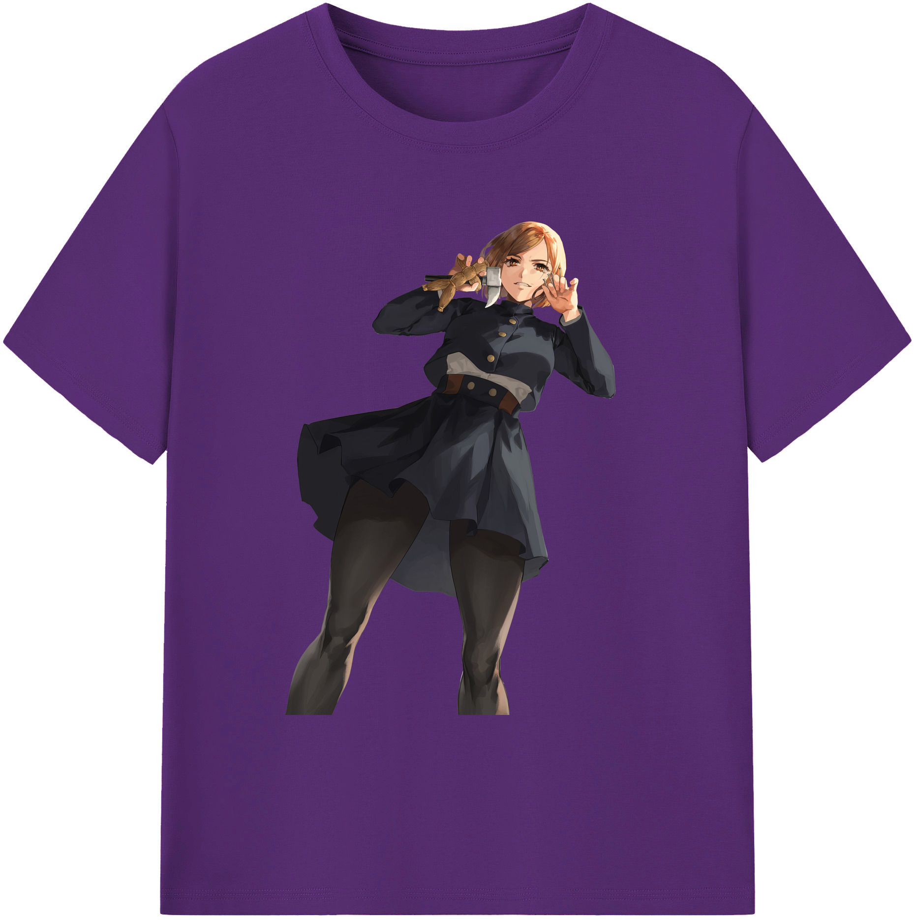 （画像用） 呪術廻戦 Jujutsu Kaisen 綿100％ メンズ半袖Tシャツ｜肌触りやわらか＆通気性
