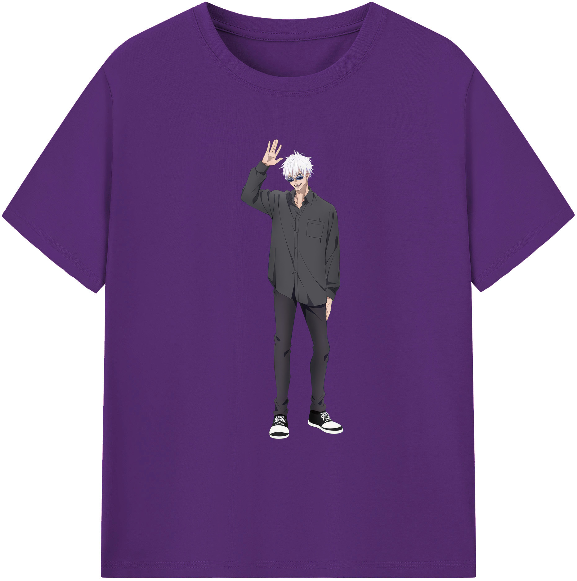 （画像用） 呪術廻戦 Jujutsu Kaisen 綿100％ メンズ半袖Tシャツ｜肌触りやわらか＆通気性