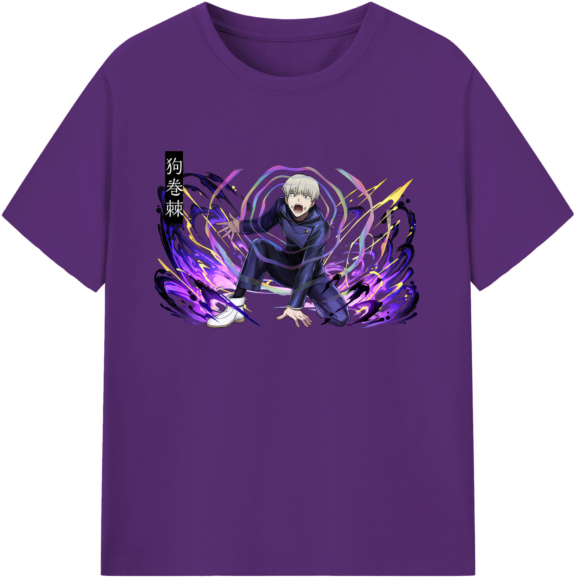 （画像用） 呪術廻戦 Jujutsu Kaisen 綿100％ メンズ半袖Tシャツ｜肌触りやわらか＆通気性