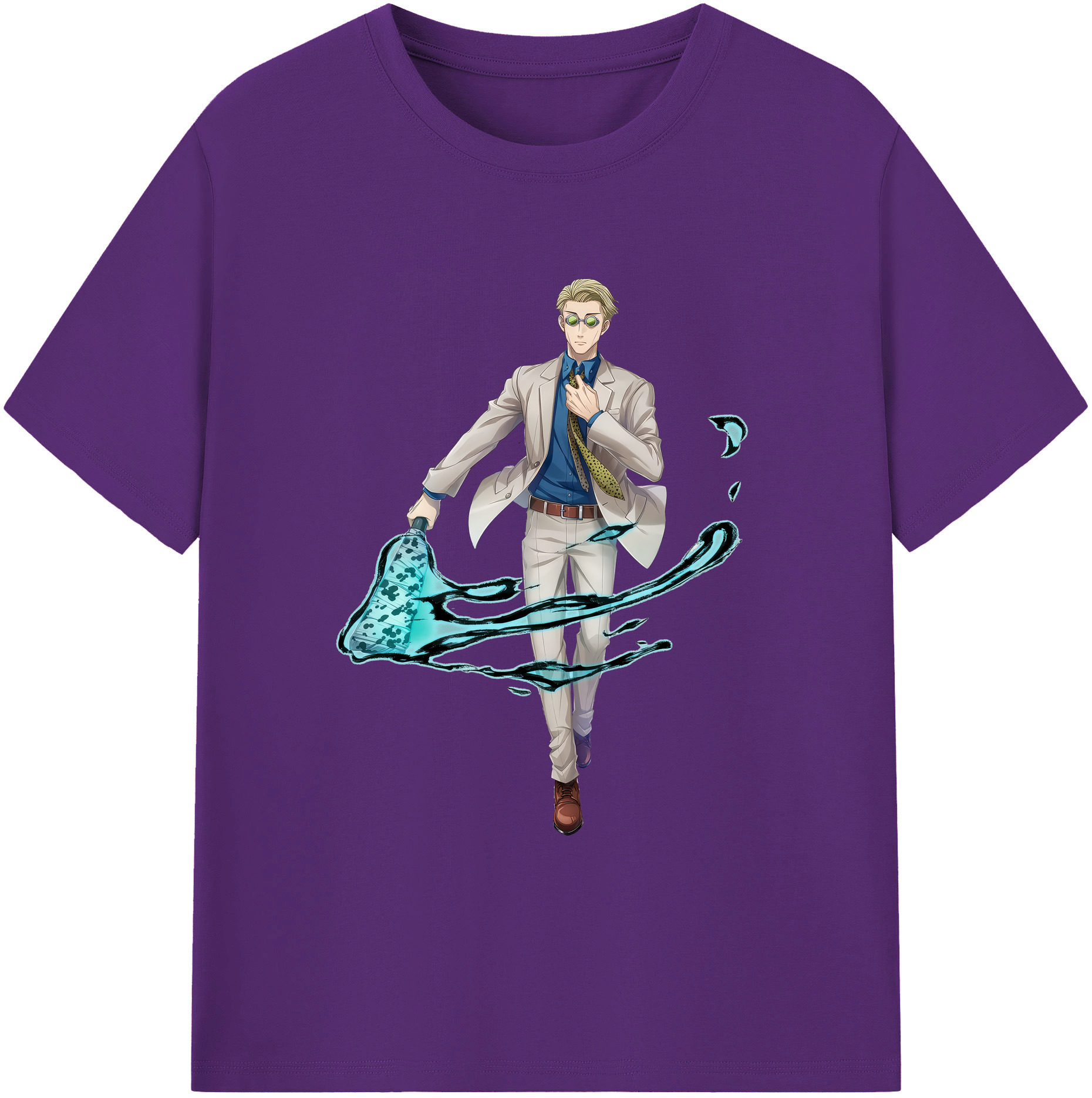 （画像用） 呪術廻戦 Jujutsu Kaisen 綿100％ メンズ半袖Tシャツ｜肌触りやわらか＆通気性