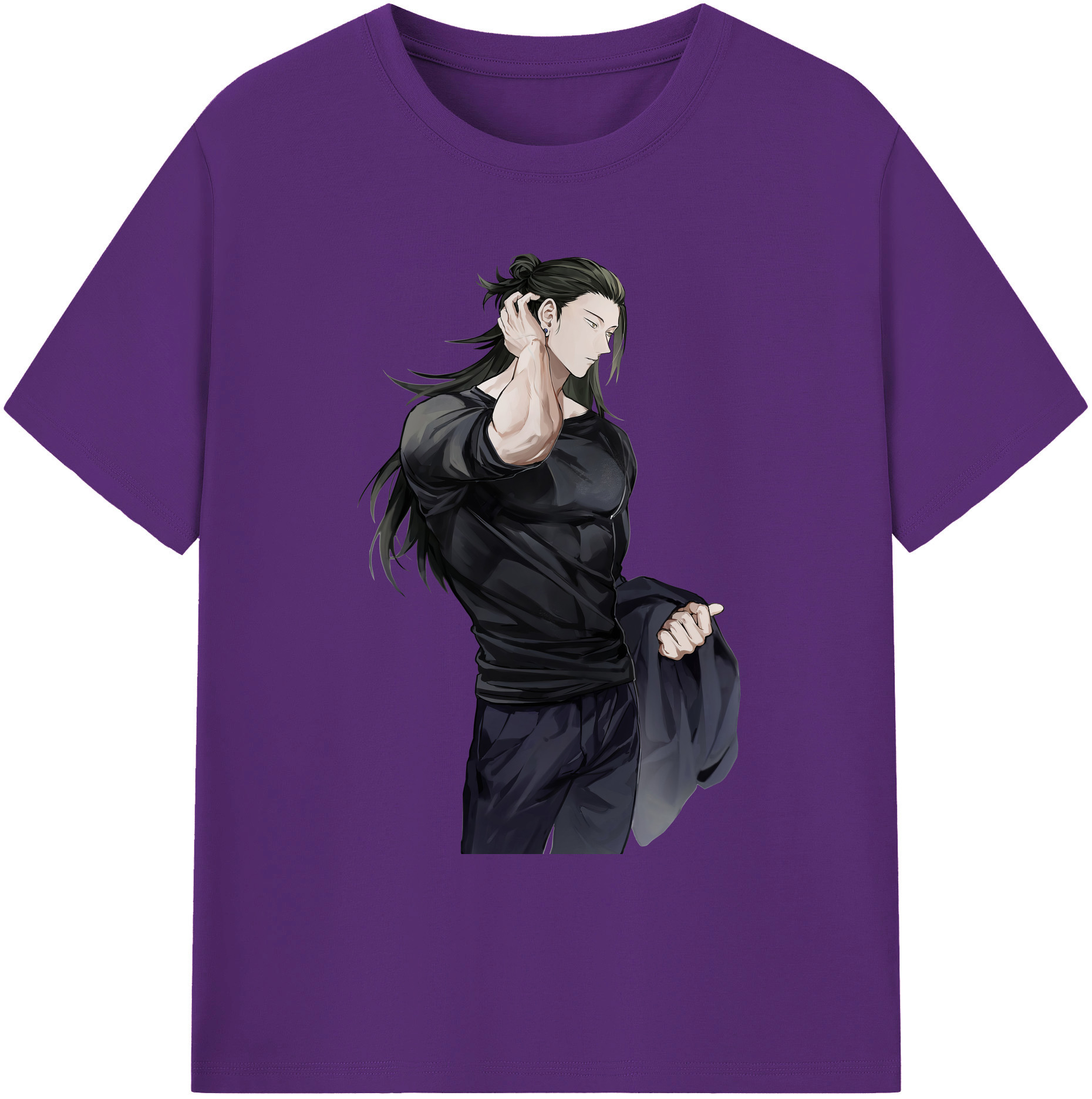 （画像用） 呪術廻戦 Jujutsu Kaisen 綿100％ メンズ半袖Tシャツ｜肌触りやわらか＆通気性
