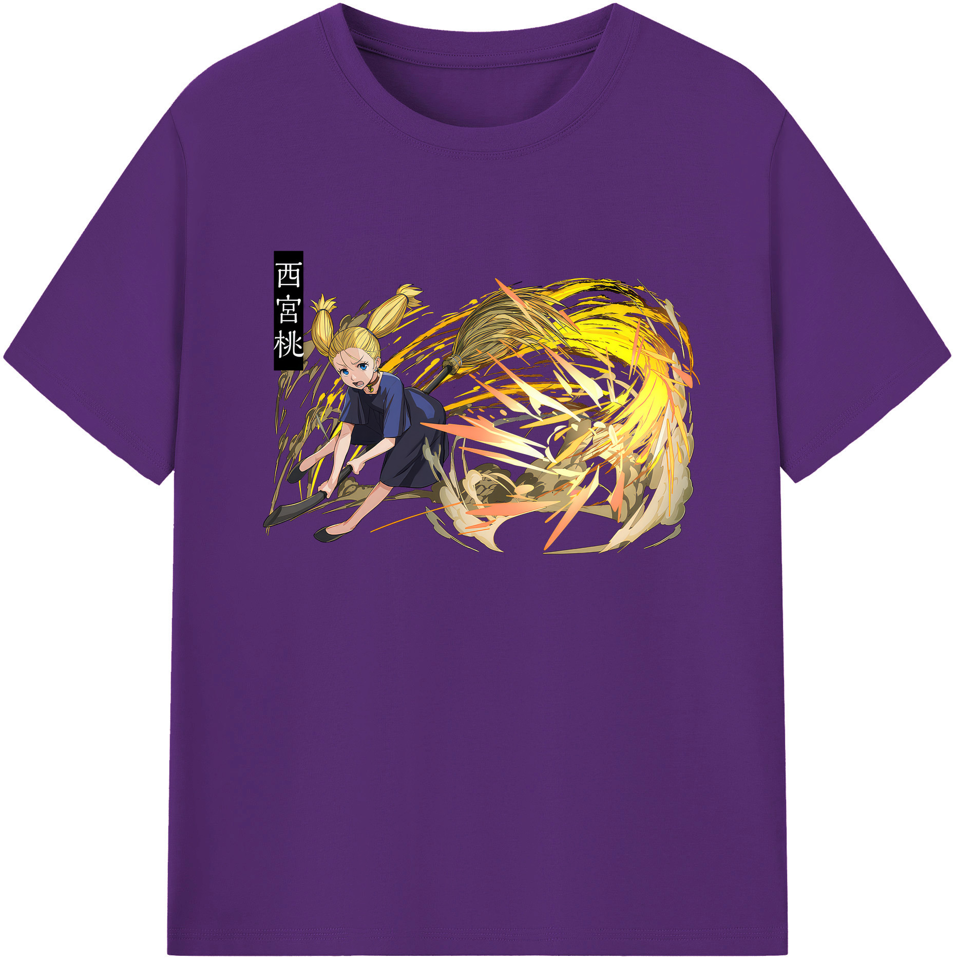 （画像用） 呪術廻戦 Jujutsu Kaisen 綿100％ メンズ半袖Tシャツ｜肌触りやわらか＆通気性