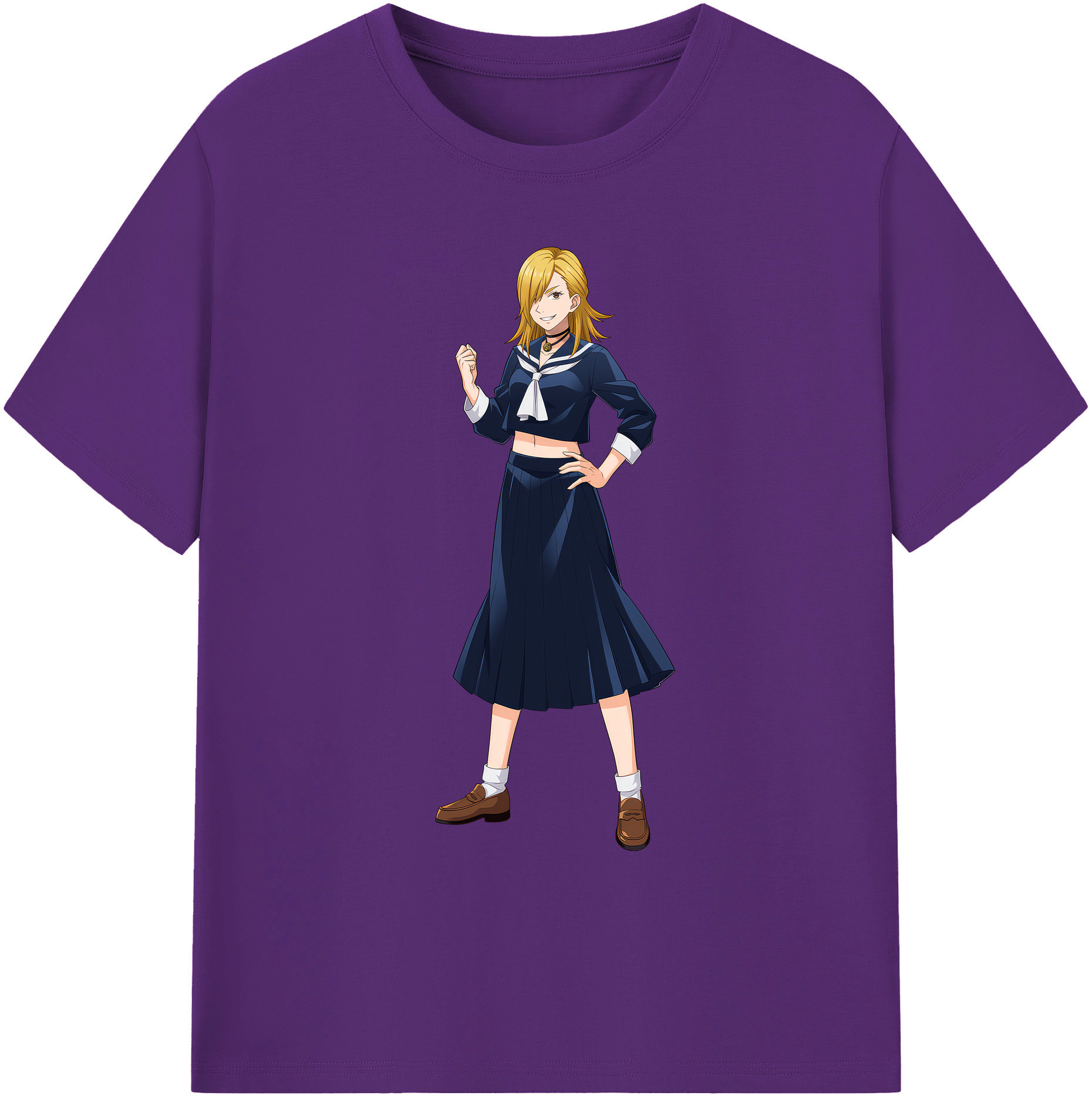 （画像用） 呪術廻戦 Jujutsu Kaisen 綿100％ メンズ半袖Tシャツ｜肌触りやわらか＆通気性