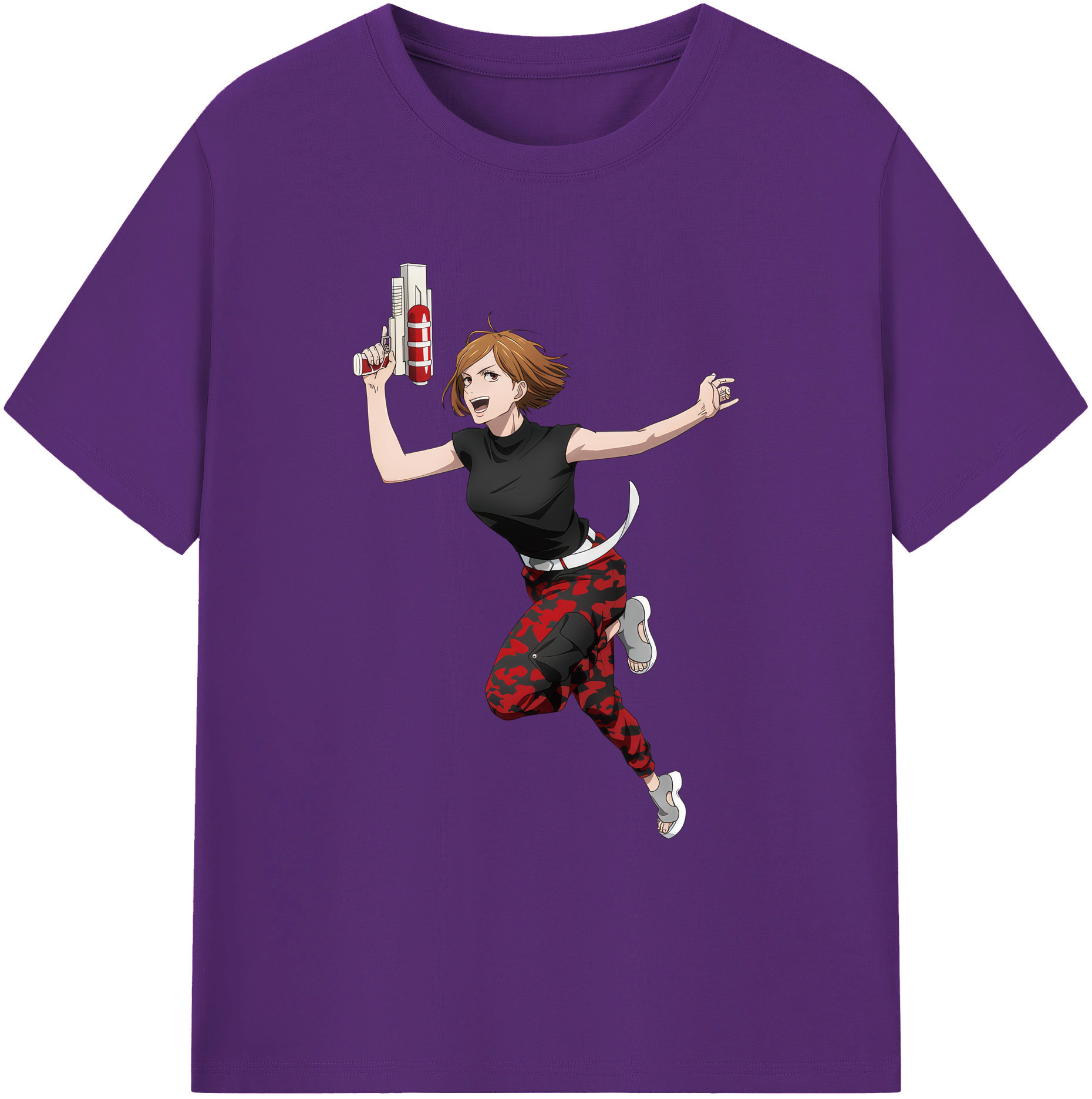 （画像用） 呪術廻戦 Jujutsu Kaisen 綿100％ メンズ半袖Tシャツ｜肌触りやわらか＆通気性