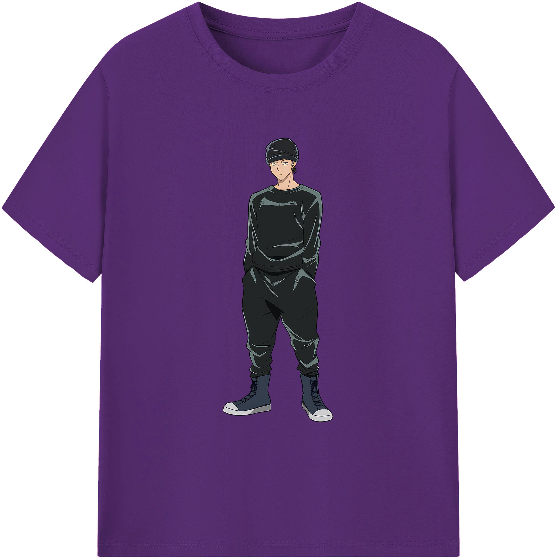 （画像用） 呪術廻戦 Jujutsu Kaisen 綿100％ メンズ半袖Tシャツ｜肌触りやわらか＆通気性