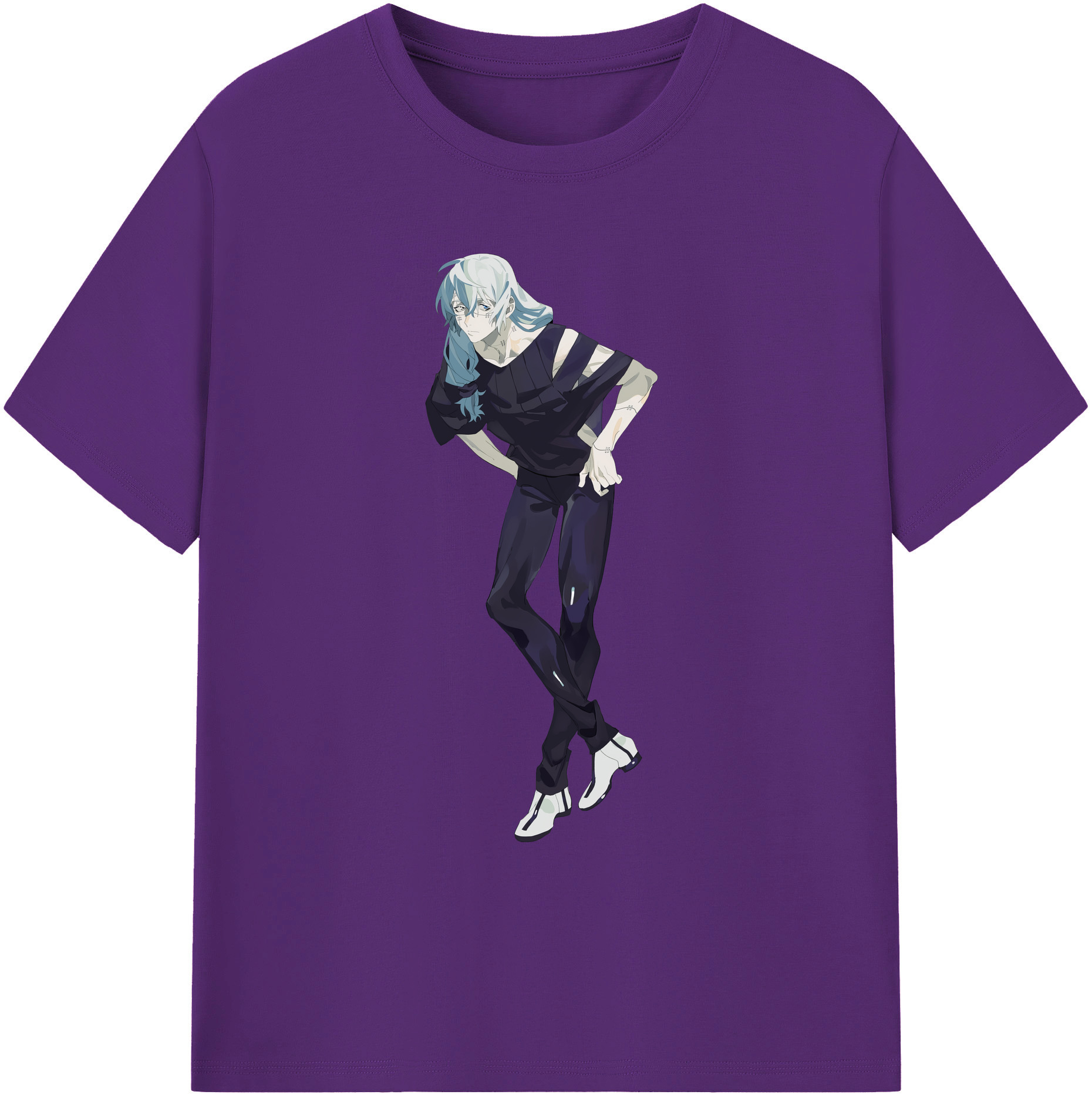 （画像用） 呪術廻戦 Jujutsu Kaisen 綿100％ メンズ半袖Tシャツ｜肌触りやわらか＆通気性