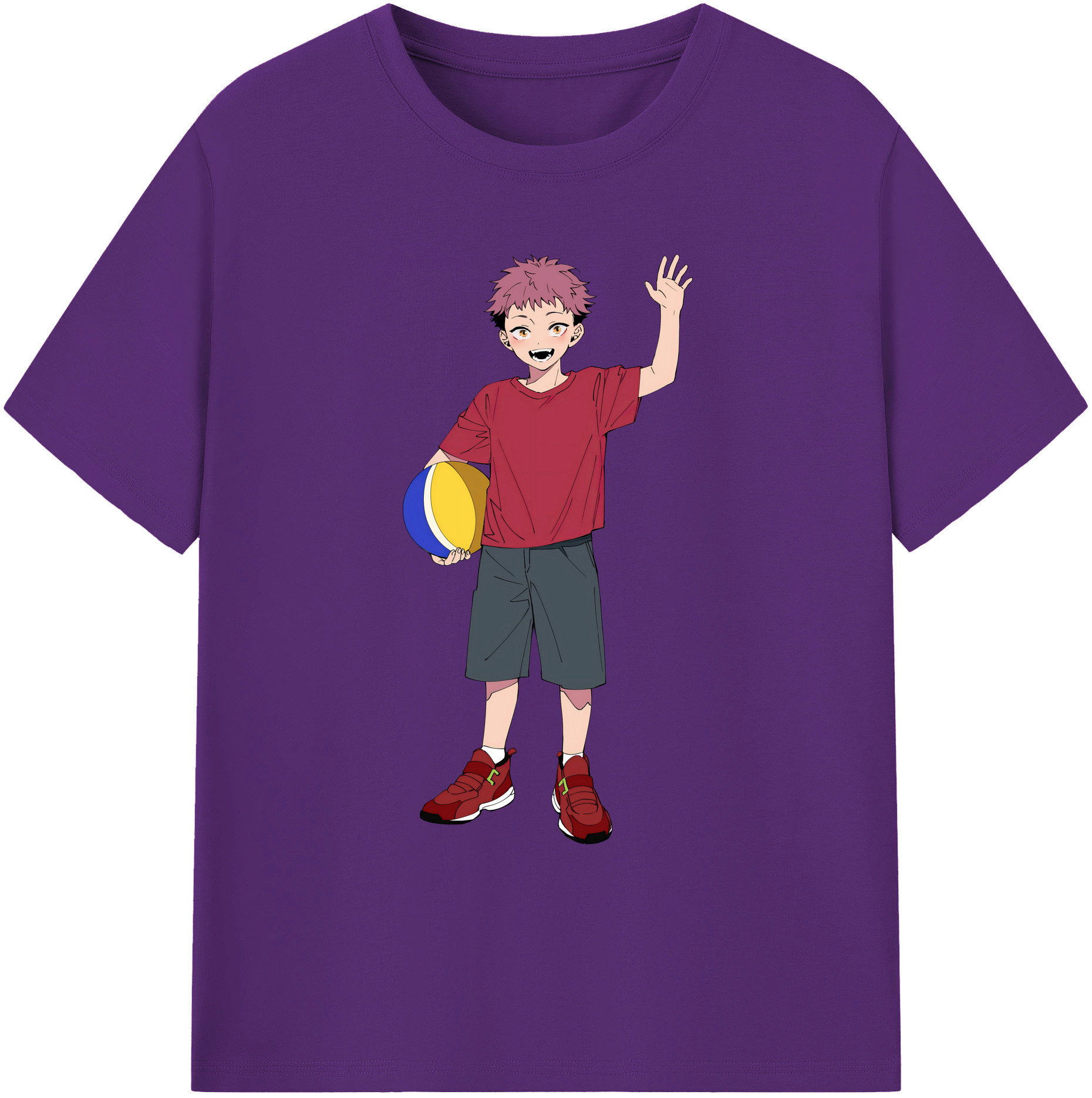 （画像用） 呪術廻戦 Jujutsu Kaisen 綿100％ メンズ半袖Tシャツ｜肌触りやわらか＆通気性