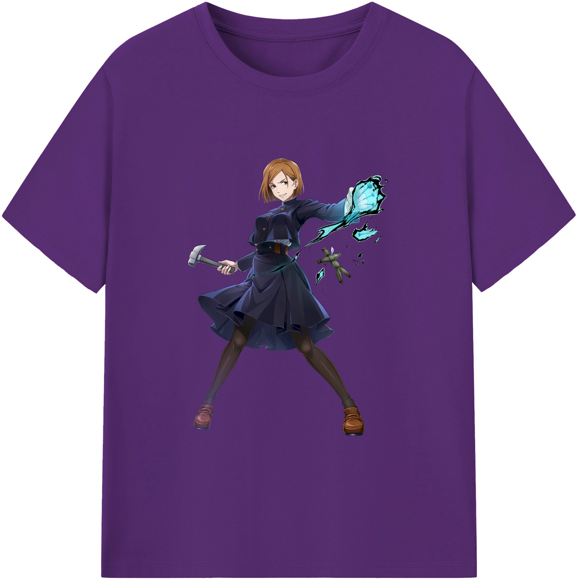 （画像用） 呪術廻戦 Jujutsu Kaisen 綿100％ メンズ半袖Tシャツ｜肌触りやわらか＆通気性
