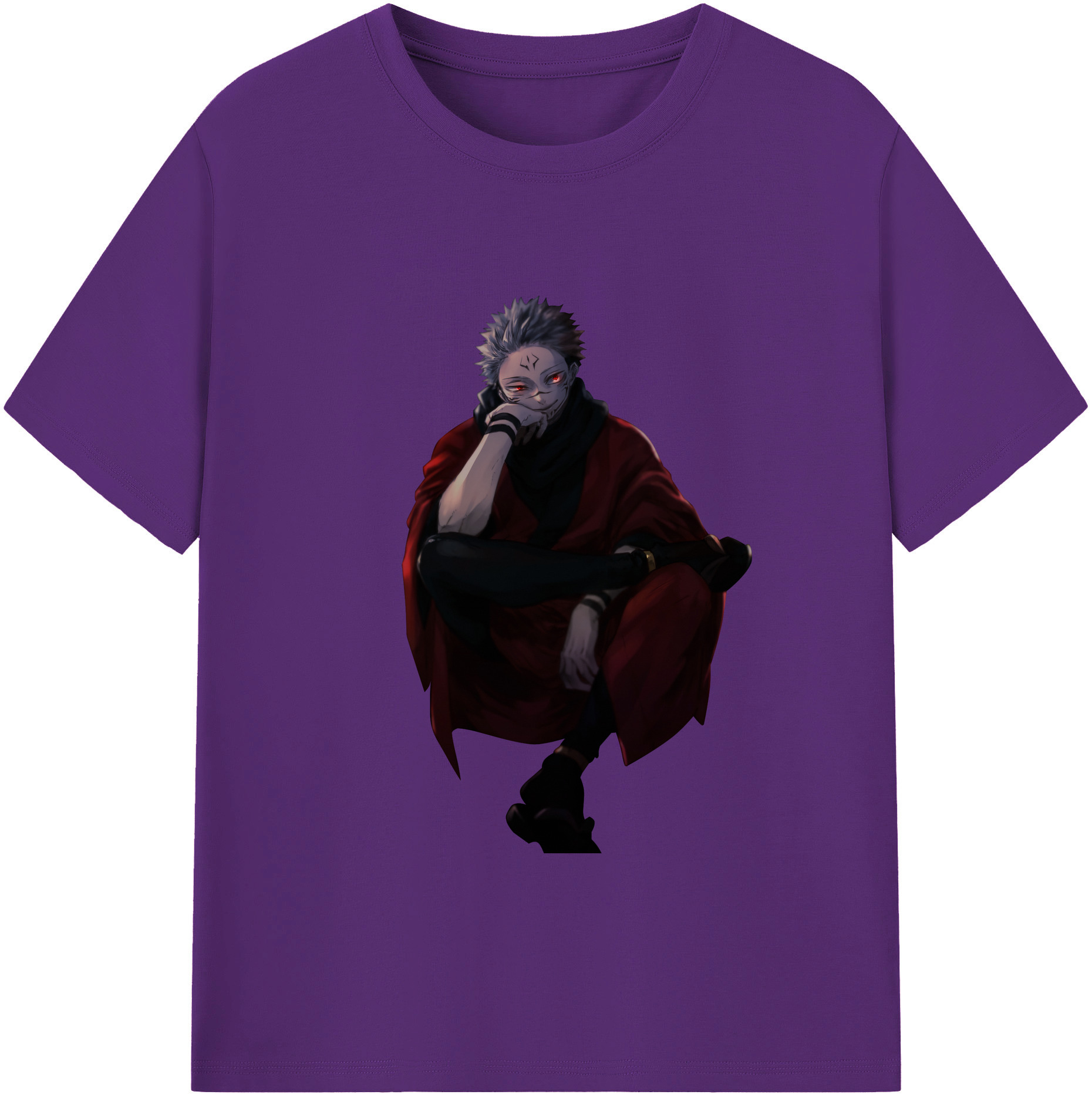 （画像用） 呪術廻戦 Jujutsu Kaisen 綿100％ メンズ半袖Tシャツ｜肌触りやわらか＆通気性