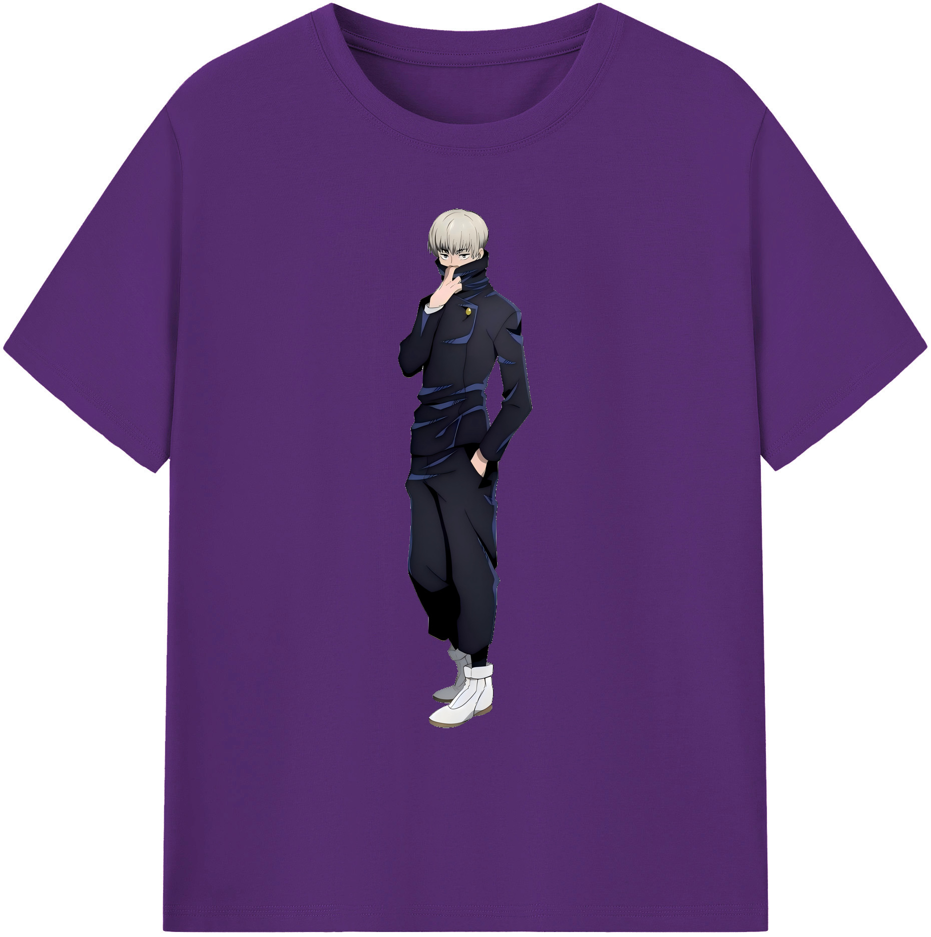 （画像用） 呪術廻戦 Jujutsu Kaisen 綿100％ メンズ半袖Tシャツ｜肌触りやわらか＆通気性