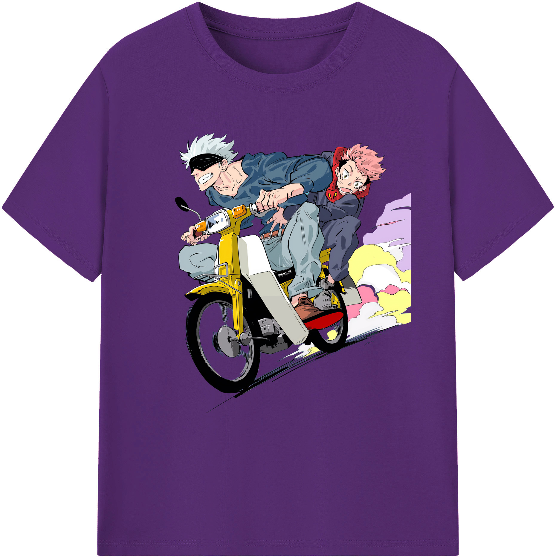 （画像用） 呪術廻戦 Jujutsu Kaisen 綿100％ メンズ半袖Tシャツ｜肌触りやわらか＆通気性