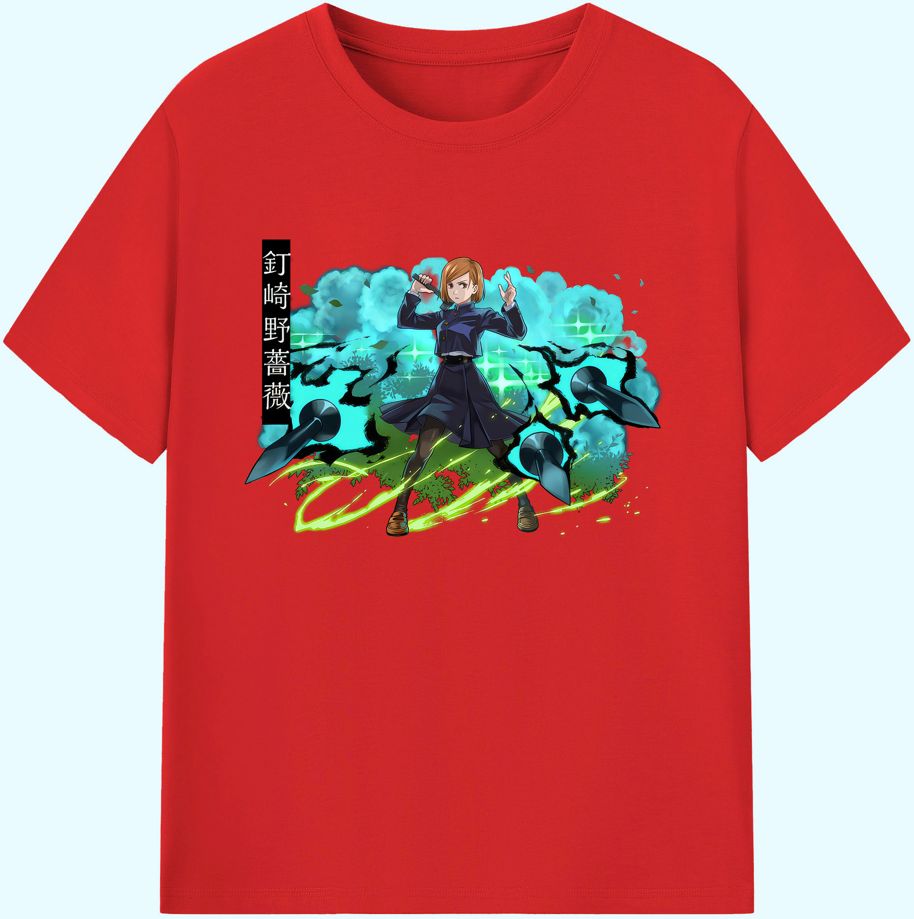 （画像用） 呪術廻戦 Jujutsu Kaisen 綿100％ メンズ半袖Tシャツ｜肌触りやわらか＆通気性