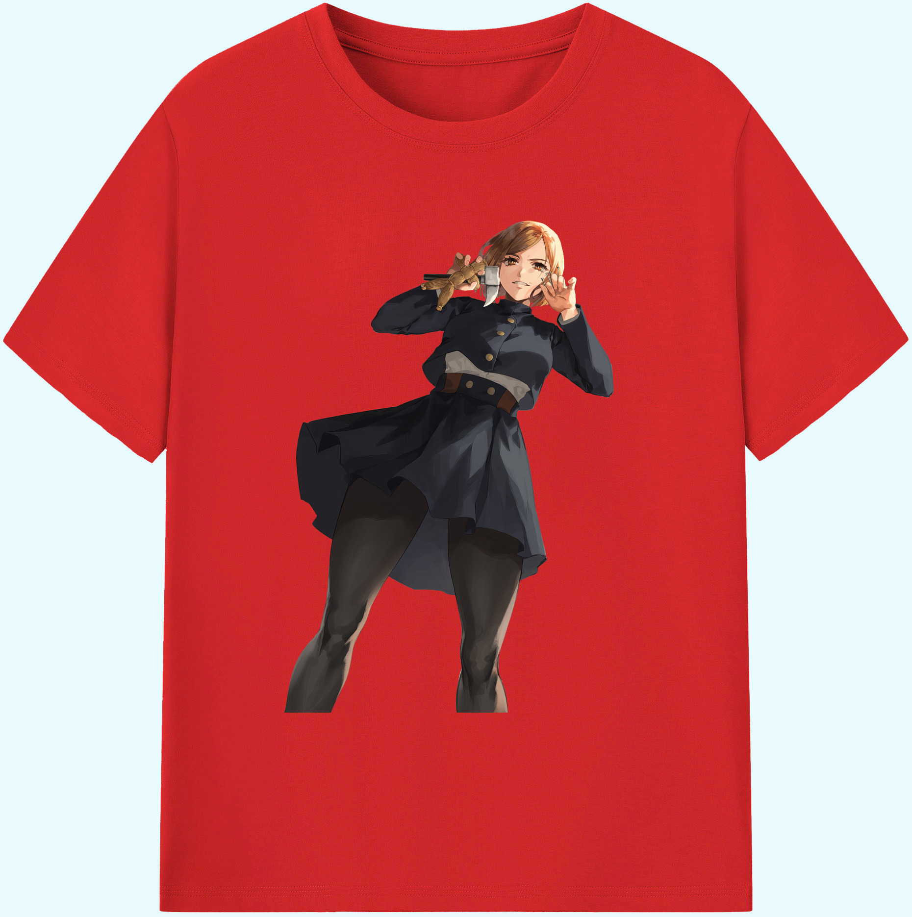 （画像用） 呪術廻戦 Jujutsu Kaisen 綿100％ メンズ半袖Tシャツ｜肌触りやわらか＆通気性