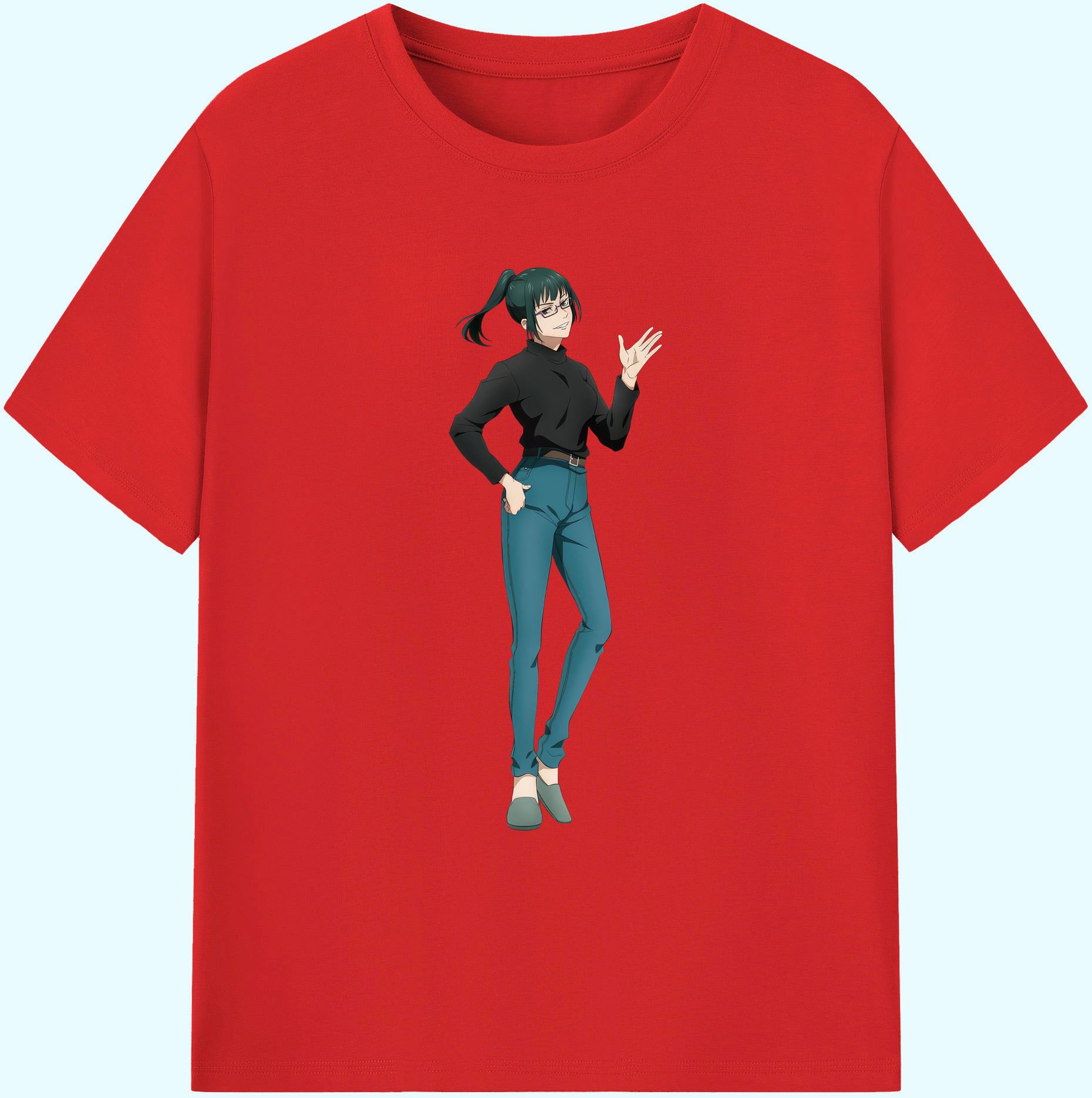 （画像用） 呪術廻戦 Jujutsu Kaisen 綿100％ メンズ半袖Tシャツ｜肌触りやわらか＆通気性