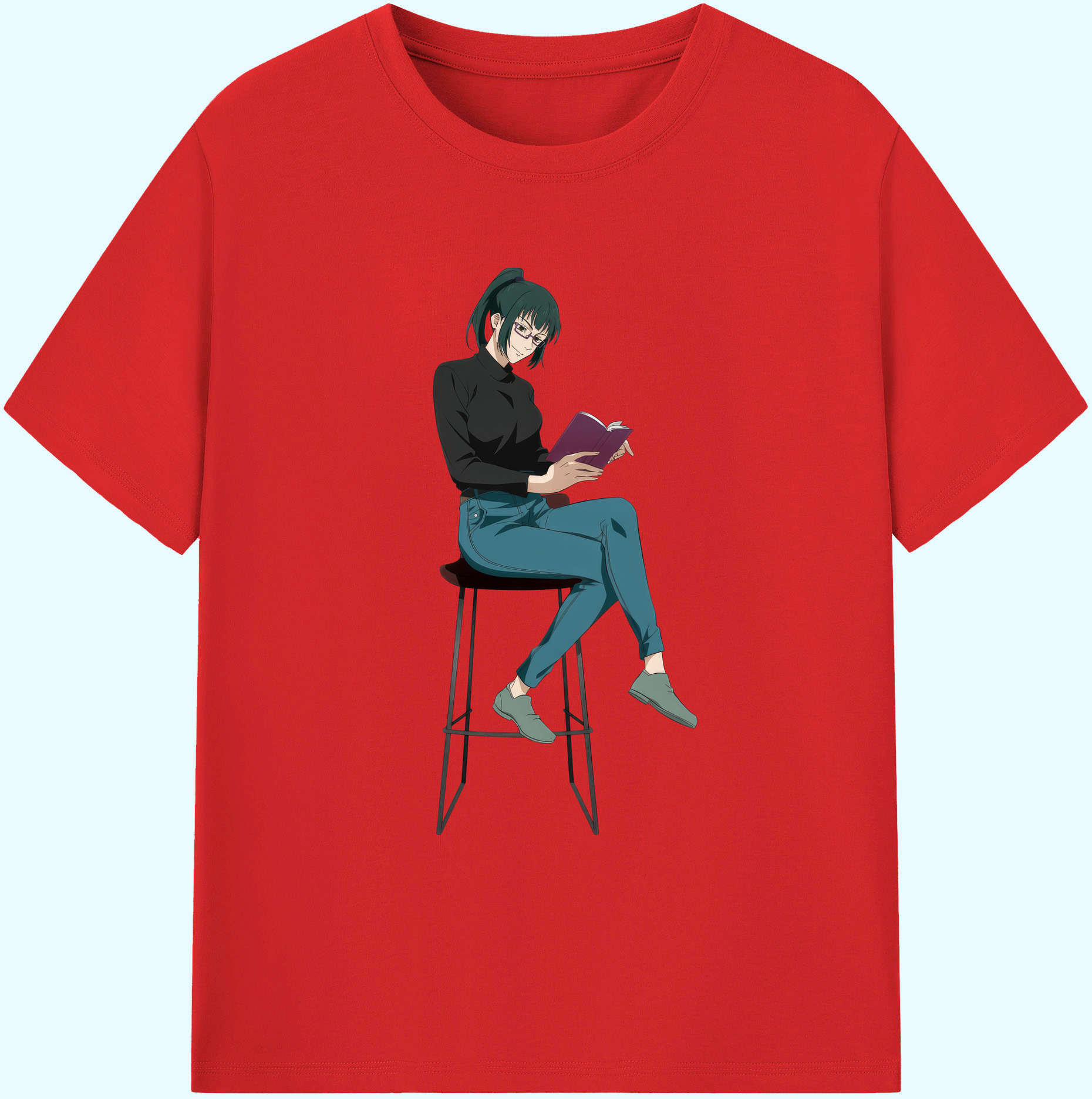 （画像用） 呪術廻戦 Jujutsu Kaisen 綿100％ メンズ半袖Tシャツ｜肌触りやわらか＆通気性