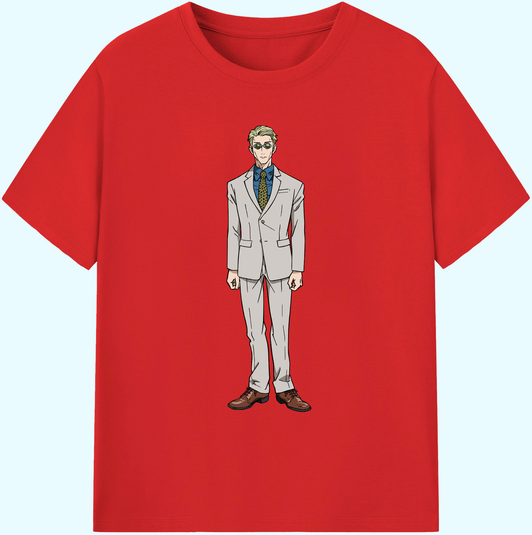 （画像用） 呪術廻戦 Jujutsu Kaisen 綿100％ メンズ半袖Tシャツ｜肌触りやわらか＆通気性