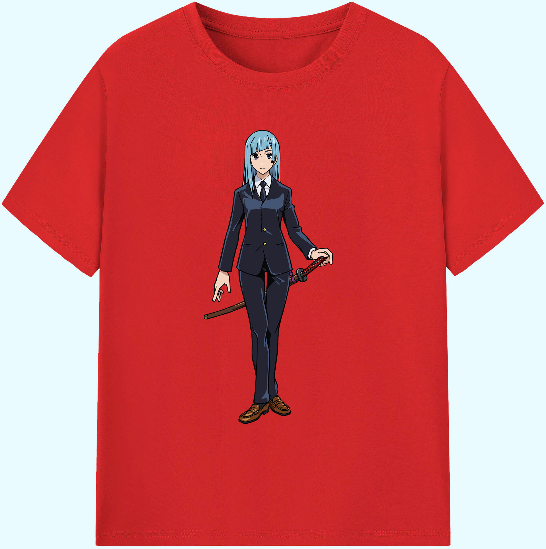 （画像用） 呪術廻戦 Jujutsu Kaisen 綿100％ メンズ半袖Tシャツ｜肌触りやわらか＆通気性