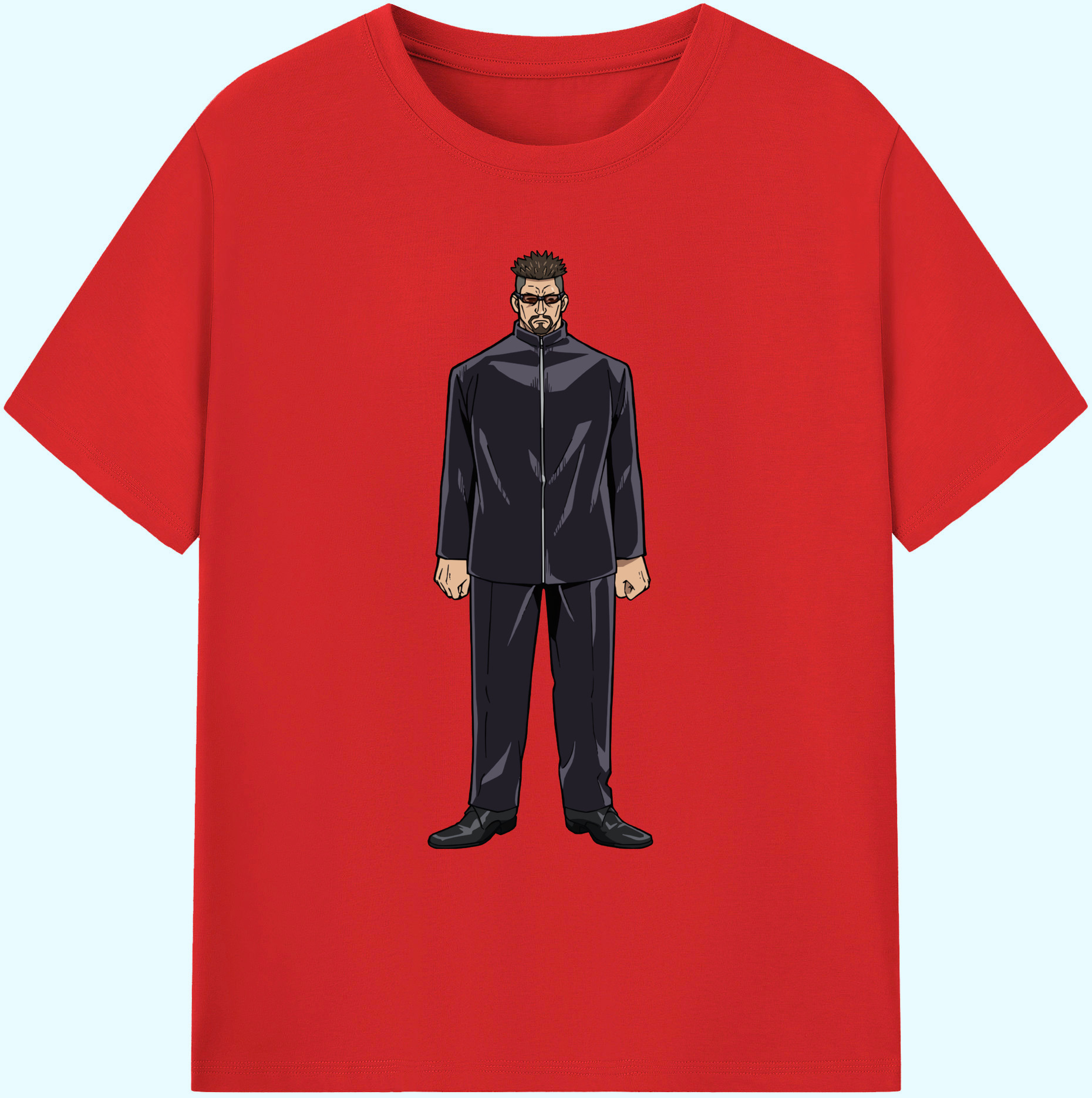 （画像用） 呪術廻戦 Jujutsu Kaisen 綿100％ メンズ半袖Tシャツ｜肌触りやわらか＆通気性