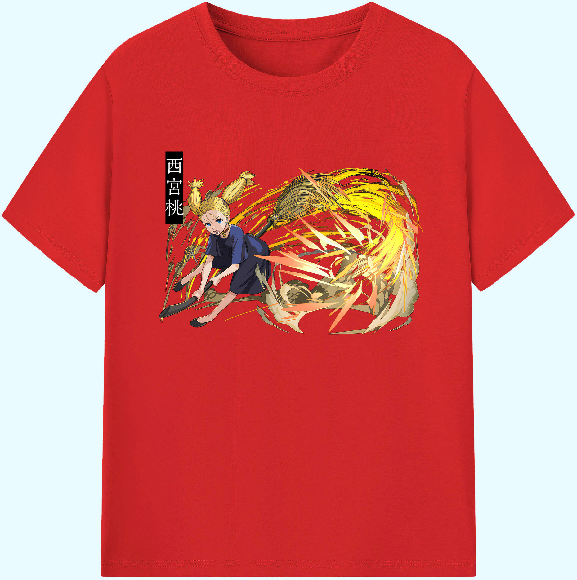 （画像用） 呪術廻戦 Jujutsu Kaisen 綿100％ メンズ半袖Tシャツ｜肌触りやわらか＆通気性