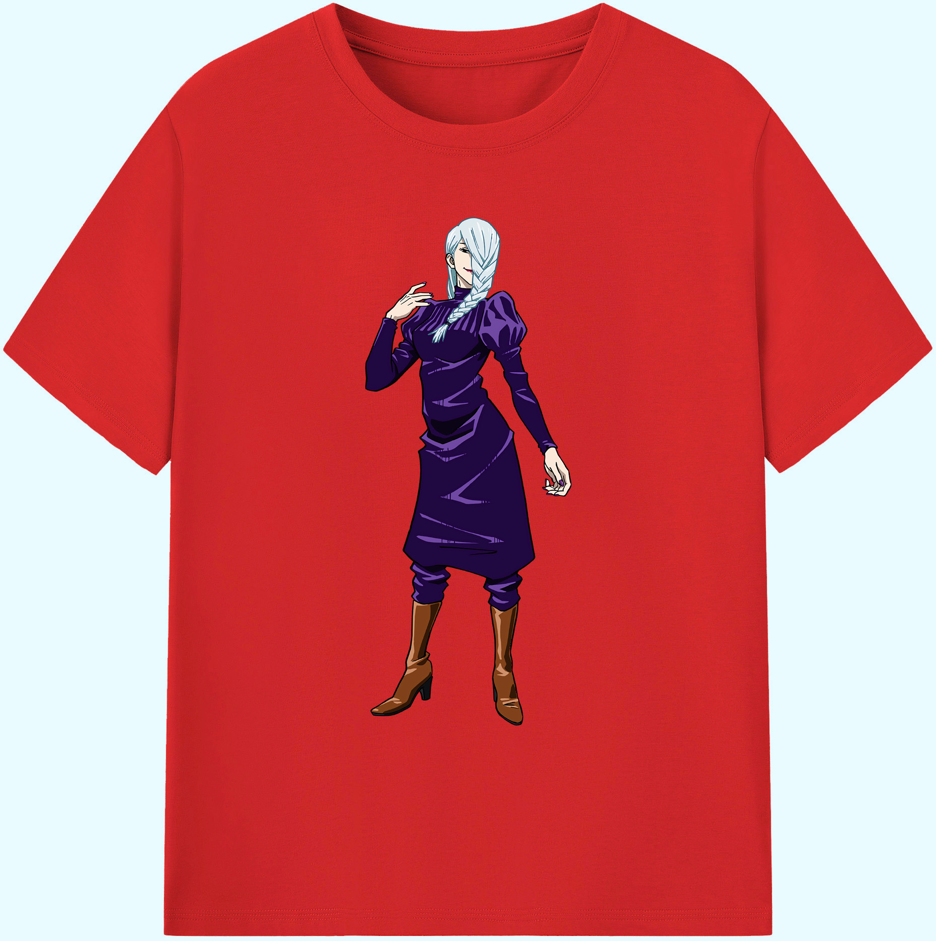 （画像用） 呪術廻戦 Jujutsu Kaisen 綿100％ メンズ半袖Tシャツ｜肌触りやわらか＆通気性