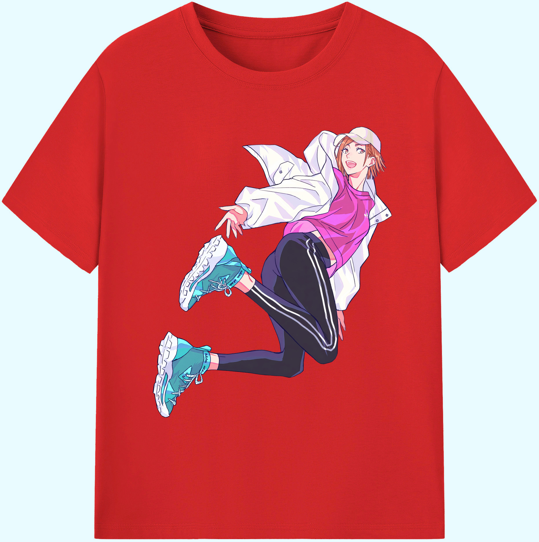 （画像用） 呪術廻戦 Jujutsu Kaisen 綿100％ メンズ半袖Tシャツ｜肌触りやわらか＆通気性