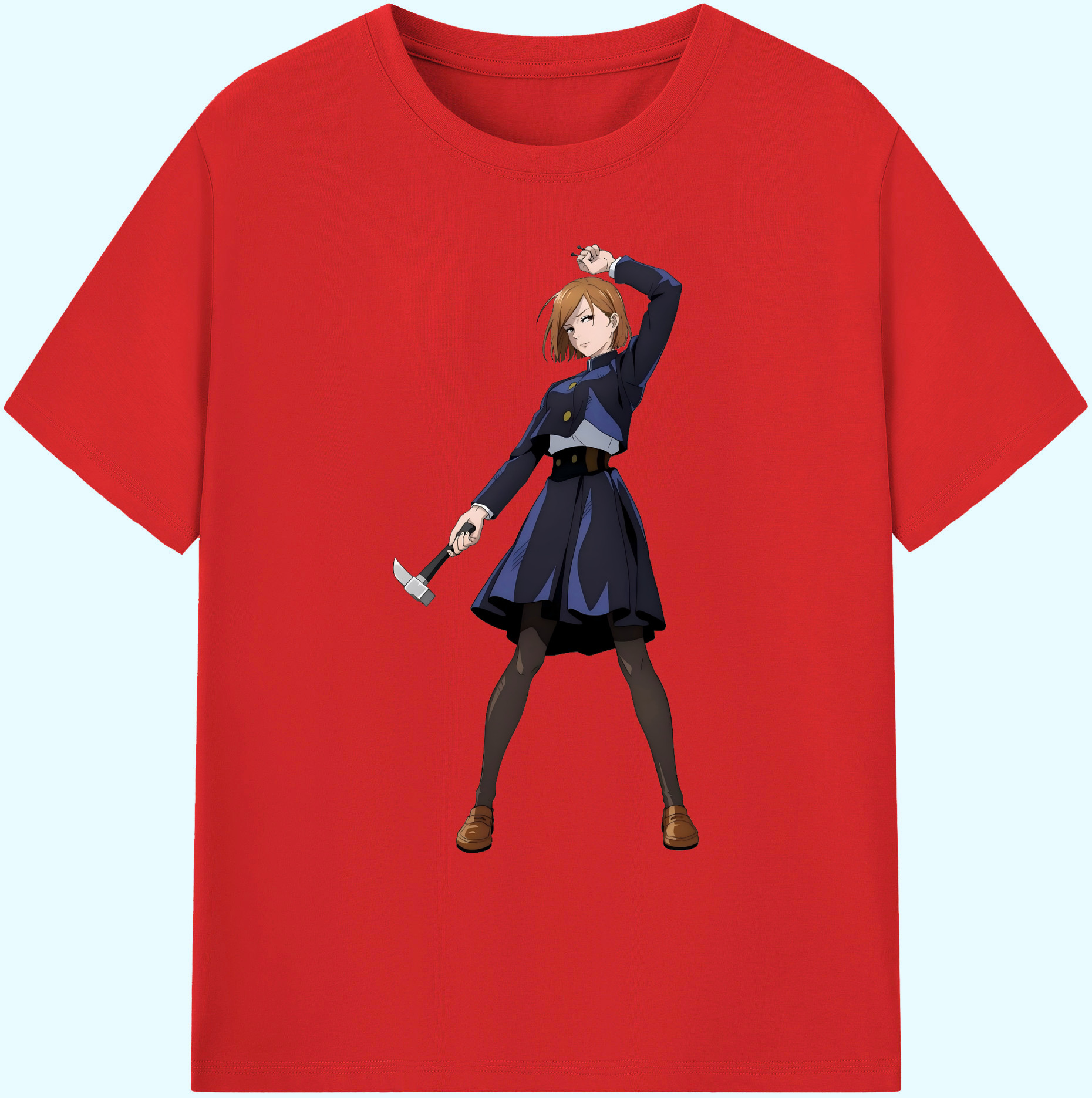 （画像用） 呪術廻戦 Jujutsu Kaisen 綿100％ メンズ半袖Tシャツ｜肌触りやわらか＆通気性