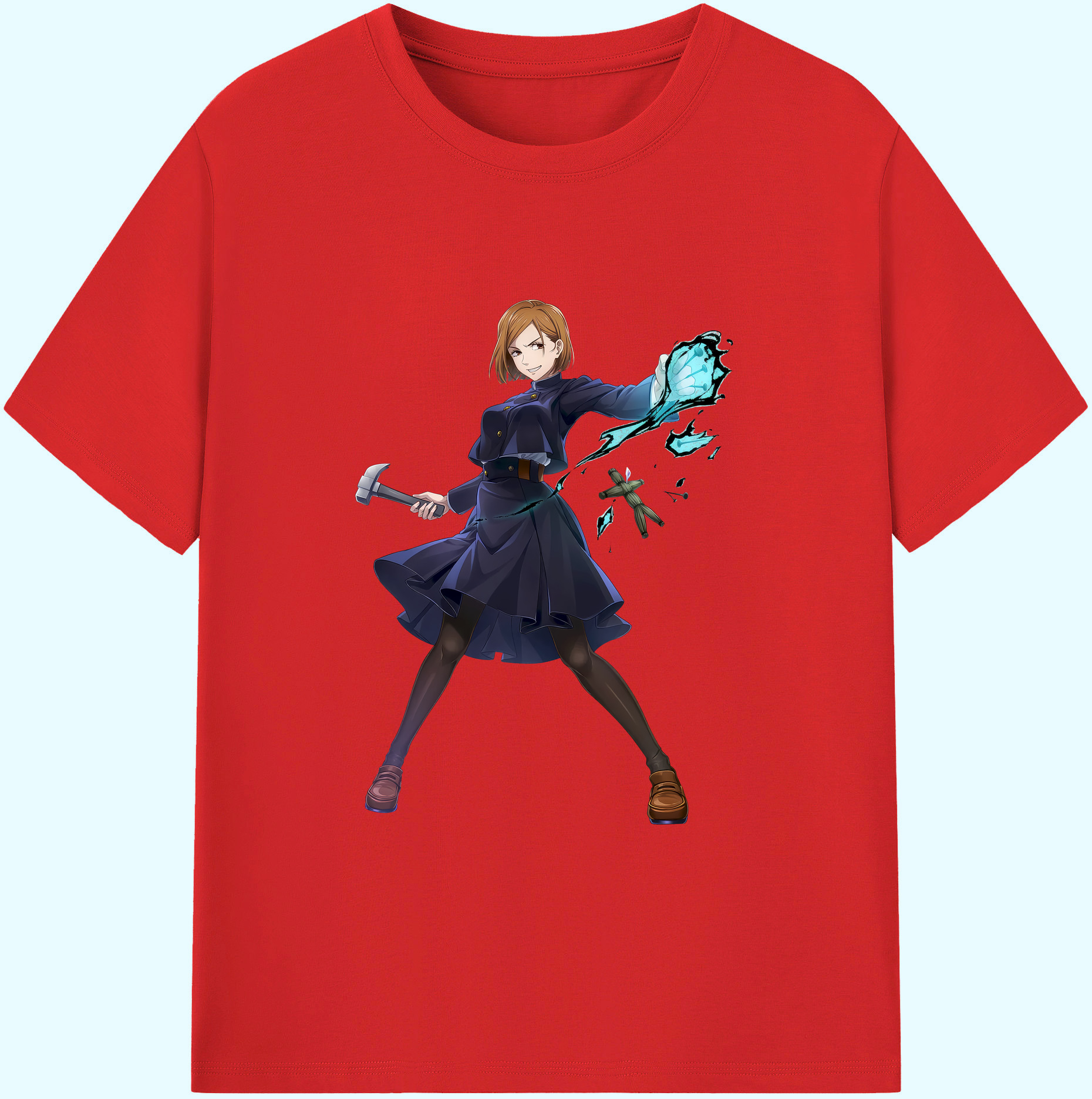 （画像用） 呪術廻戦 Jujutsu Kaisen 綿100％ メンズ半袖Tシャツ｜肌触りやわらか＆通気性