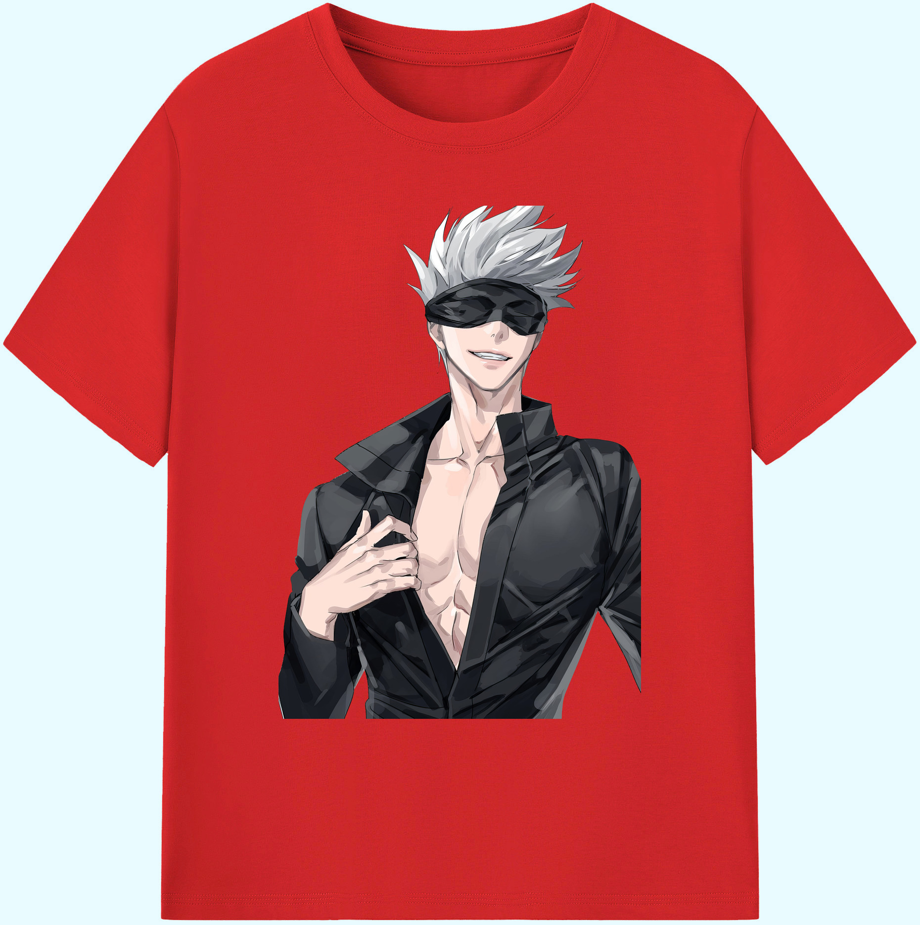 （画像用） 呪術廻戦 Jujutsu Kaisen 綿100％ メンズ半袖Tシャツ｜肌触りやわらか＆通気性