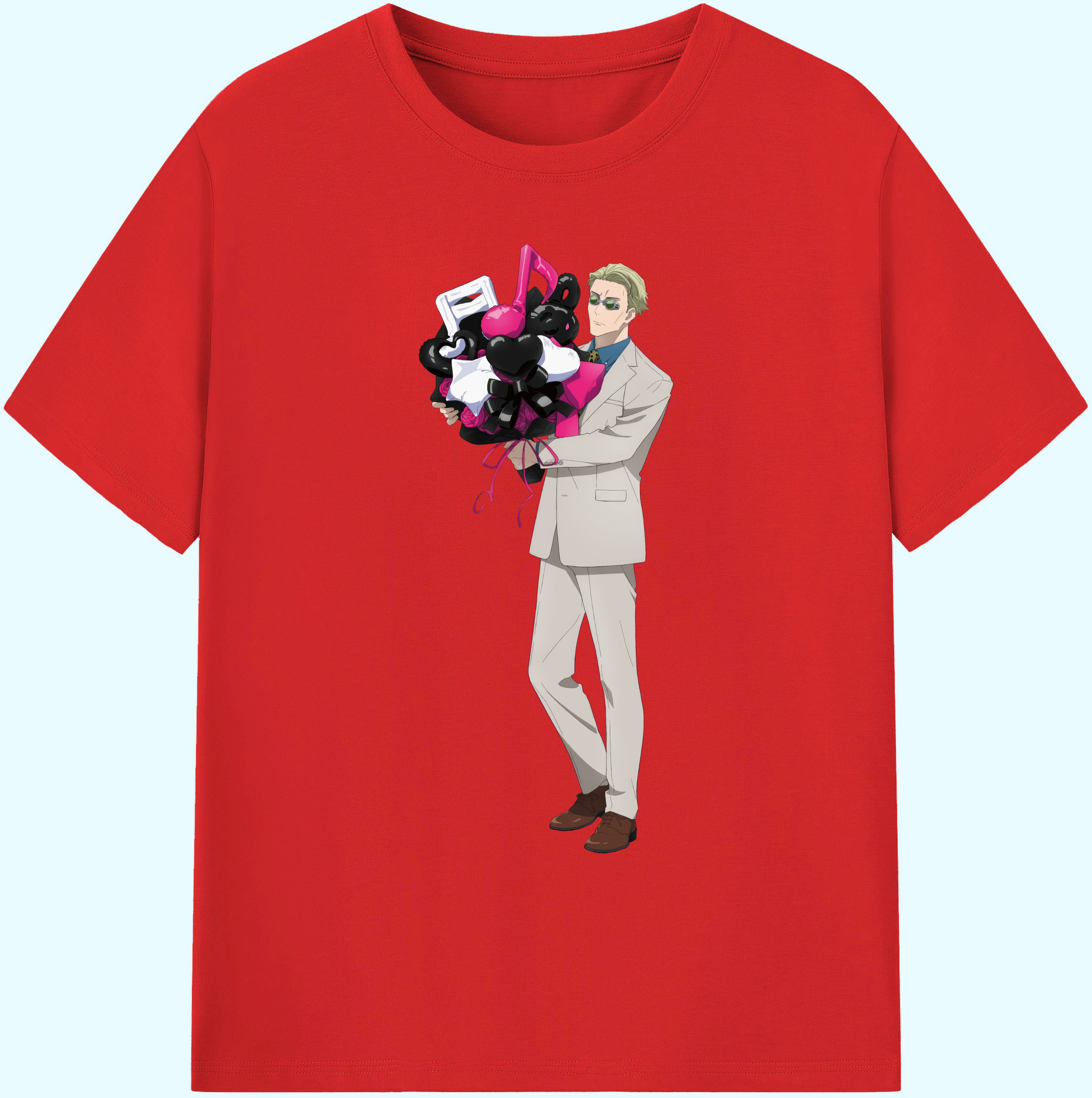 （画像用） 呪術廻戦 Jujutsu Kaisen 綿100％ メンズ半袖Tシャツ｜肌触りやわらか＆通気性
