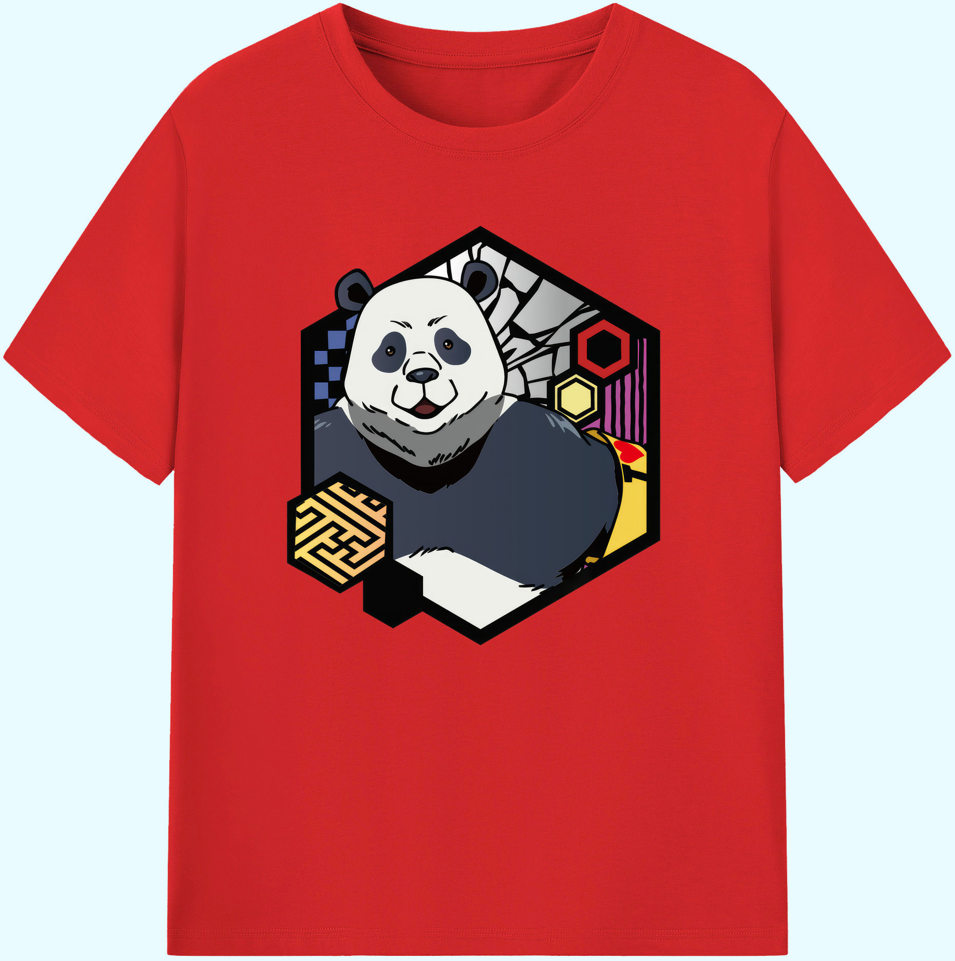 （画像用） 呪術廻戦 Jujutsu Kaisen 綿100％ メンズ半袖Tシャツ｜肌触りやわらか＆通気性