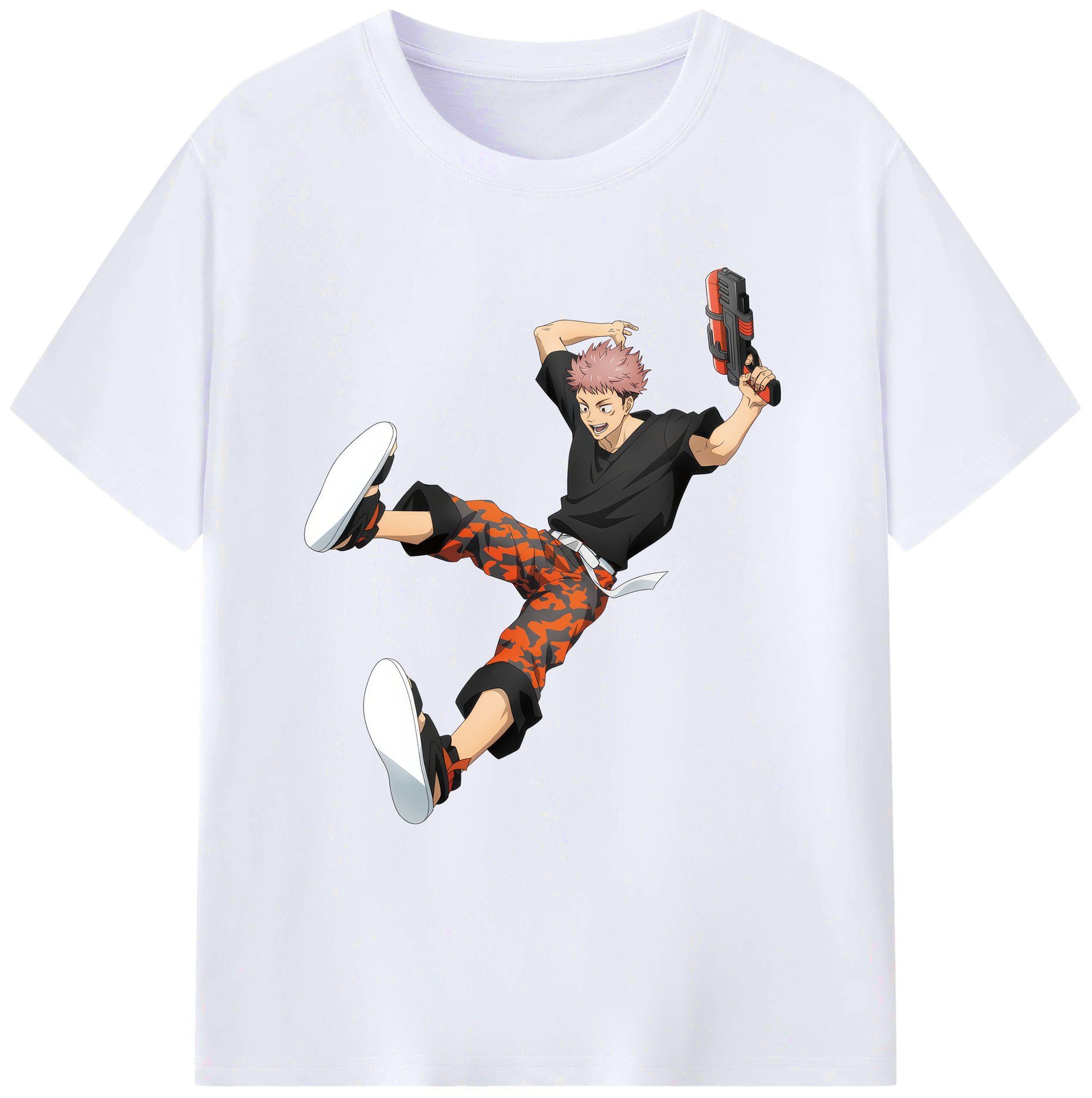 （画像用） 呪術廻戦 Jujutsu Kaisen 綿100％ メンズ半袖Tシャツ｜肌触りやわらか＆通気性