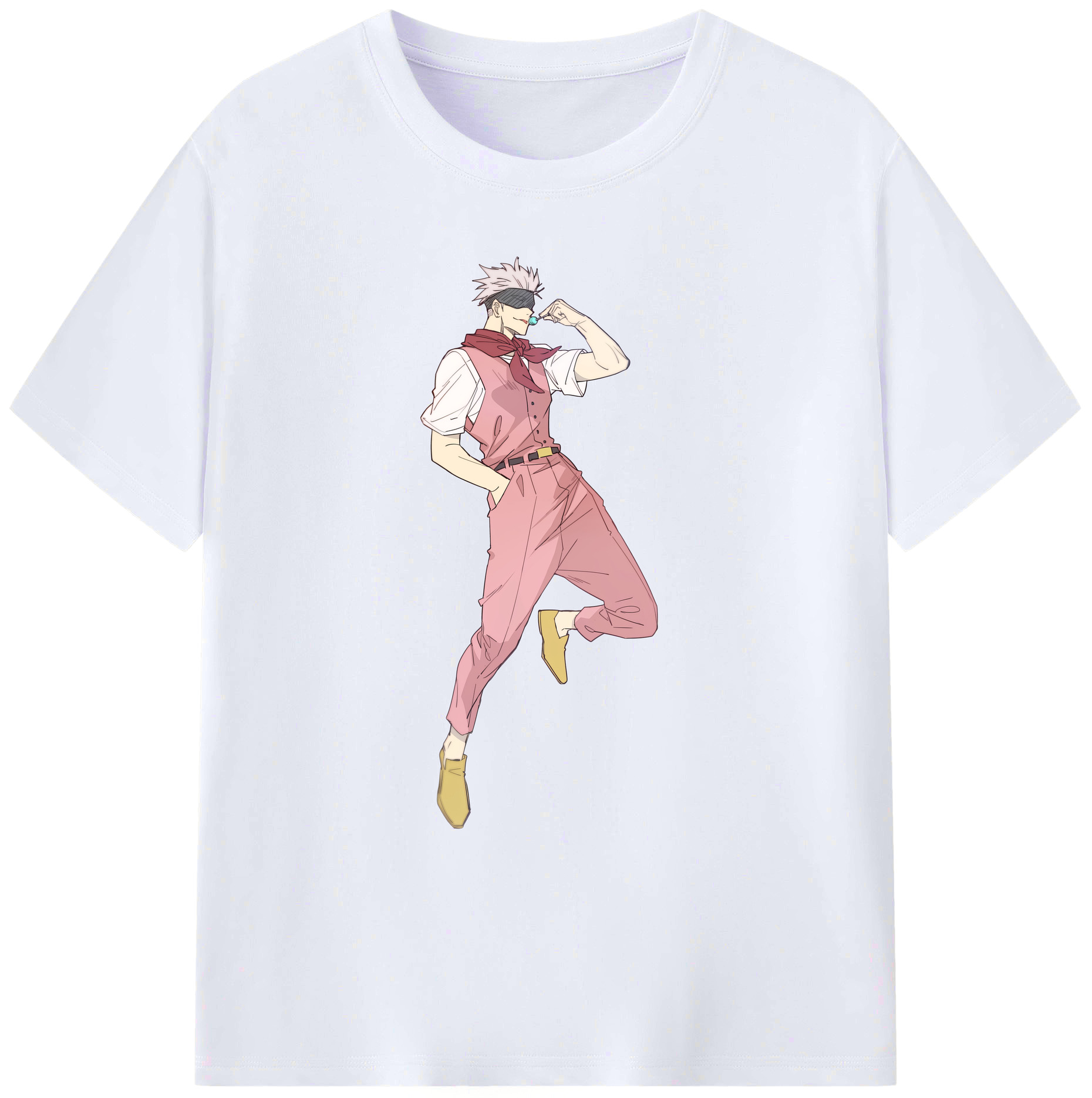 （画像用） 呪術廻戦 Jujutsu Kaisen 綿100％ メンズ半袖Tシャツ｜肌触りやわらか＆通気性