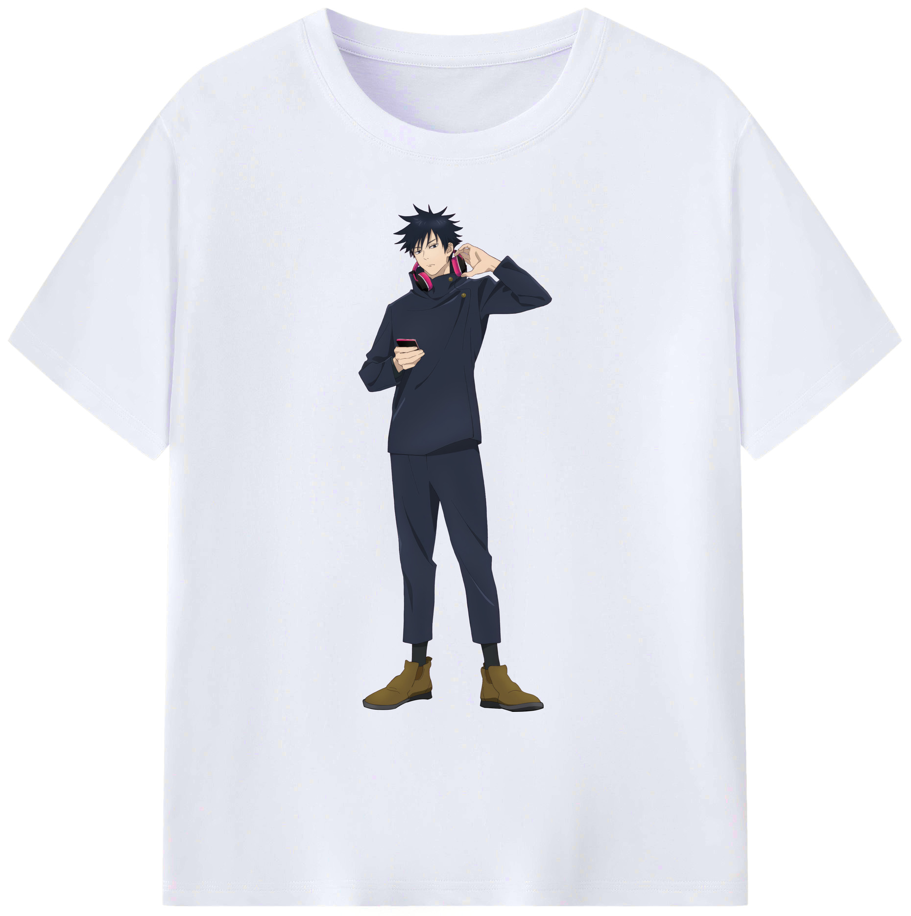 （画像用） 呪術廻戦 Jujutsu Kaisen 綿100％ メンズ半袖Tシャツ｜肌触りやわらか＆通気性
