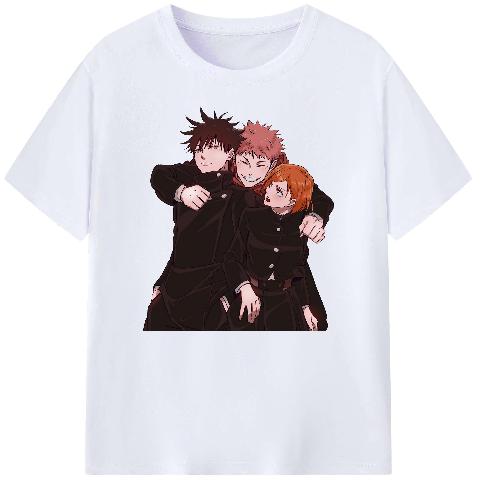 （画像用） 呪術廻戦 Jujutsu Kaisen 綿100％ メンズ半袖Tシャツ｜肌触りやわらか＆通気性