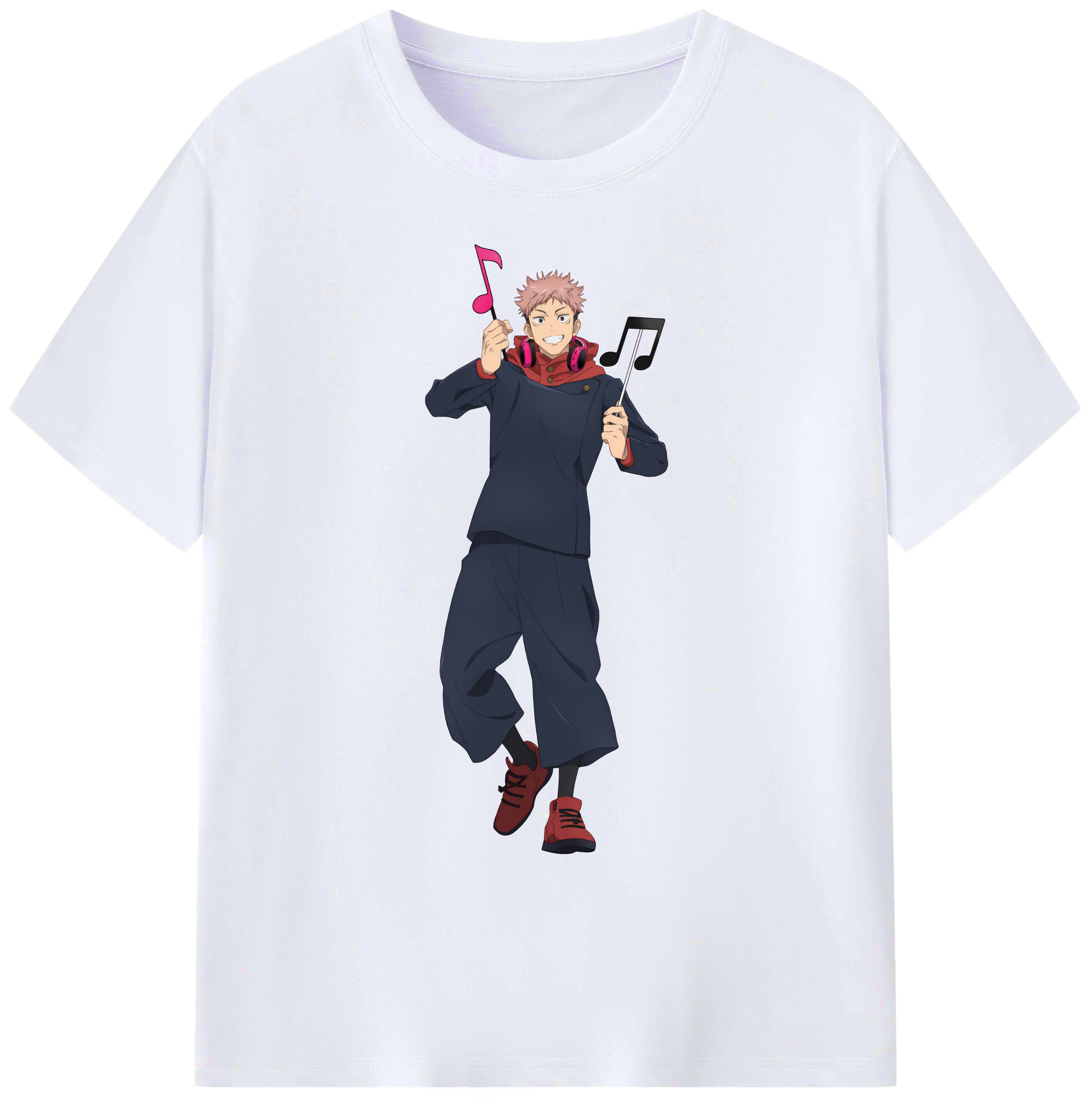 （画像用） 呪術廻戦 Jujutsu Kaisen 綿100％ メンズ半袖Tシャツ｜肌触りやわらか＆通気性
