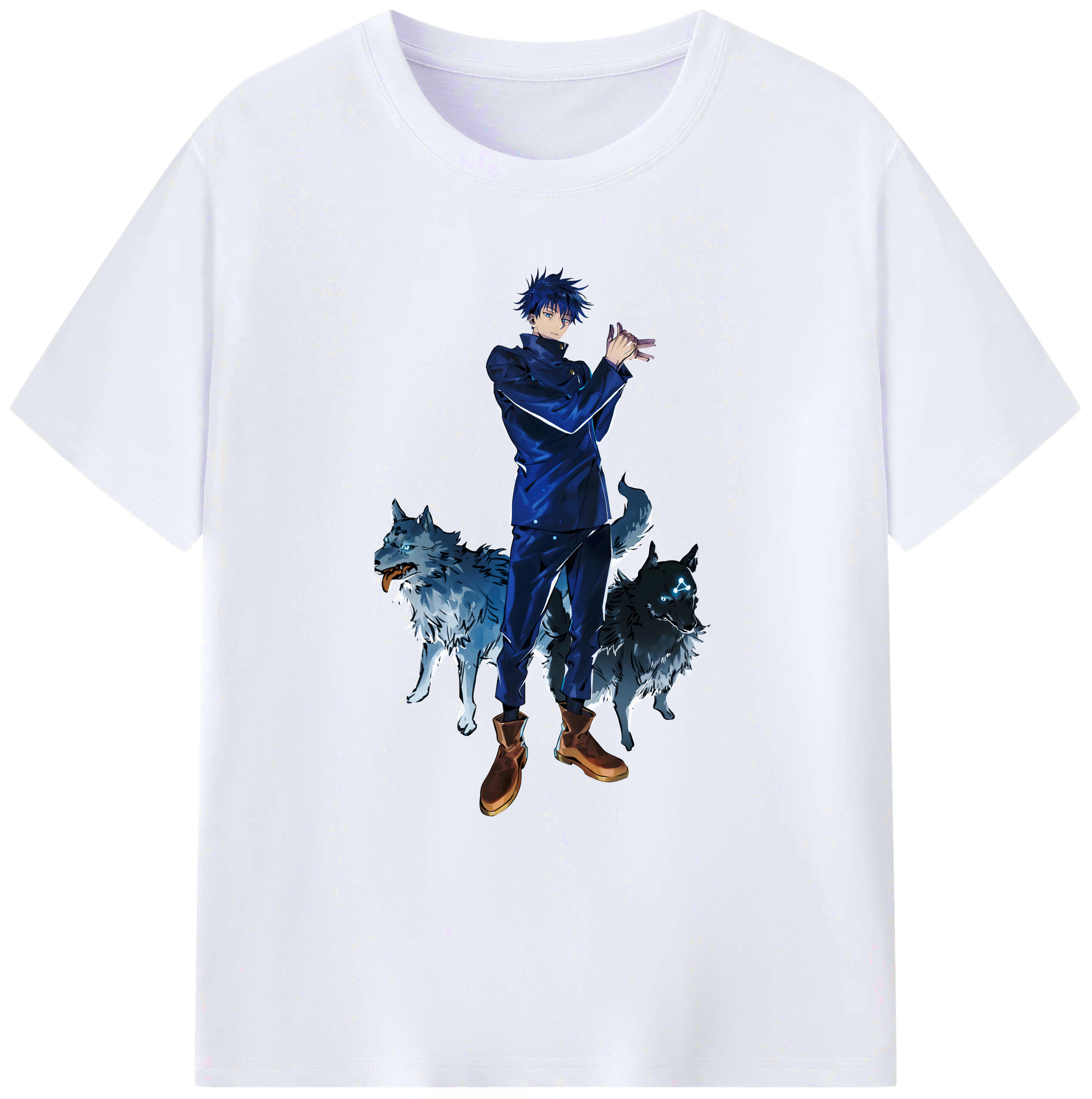 （画像用） 呪術廻戦 Jujutsu Kaisen 綿100％ メンズ半袖Tシャツ｜肌触りやわらか＆通気性