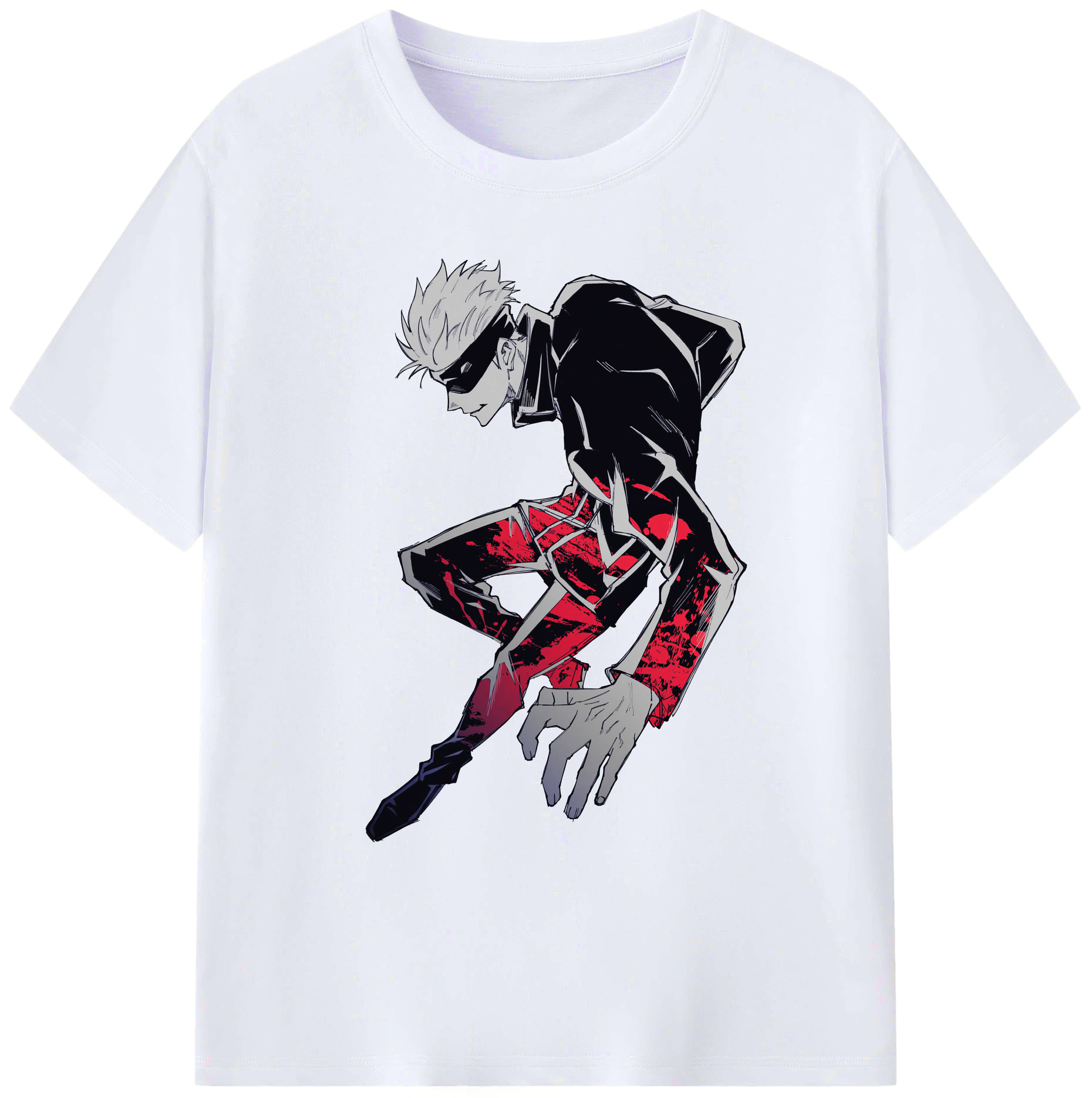 （画像用） 呪術廻戦 Jujutsu Kaisen 綿100％ メンズ半袖Tシャツ｜肌触りやわらか＆通気性