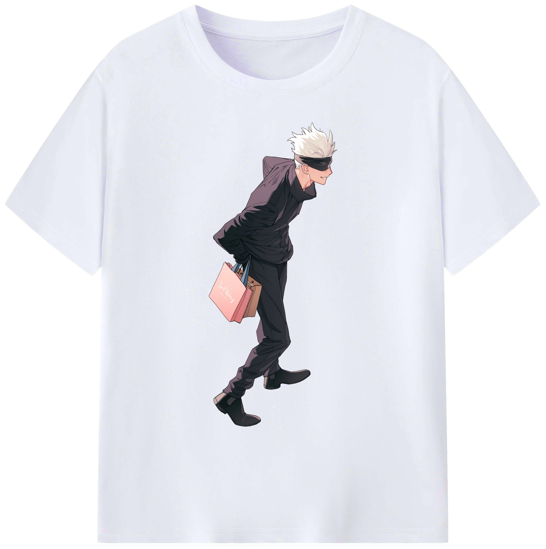（画像用） 呪術廻戦 Jujutsu Kaisen 綿100％ メンズ半袖Tシャツ｜肌触りやわらか＆通気性