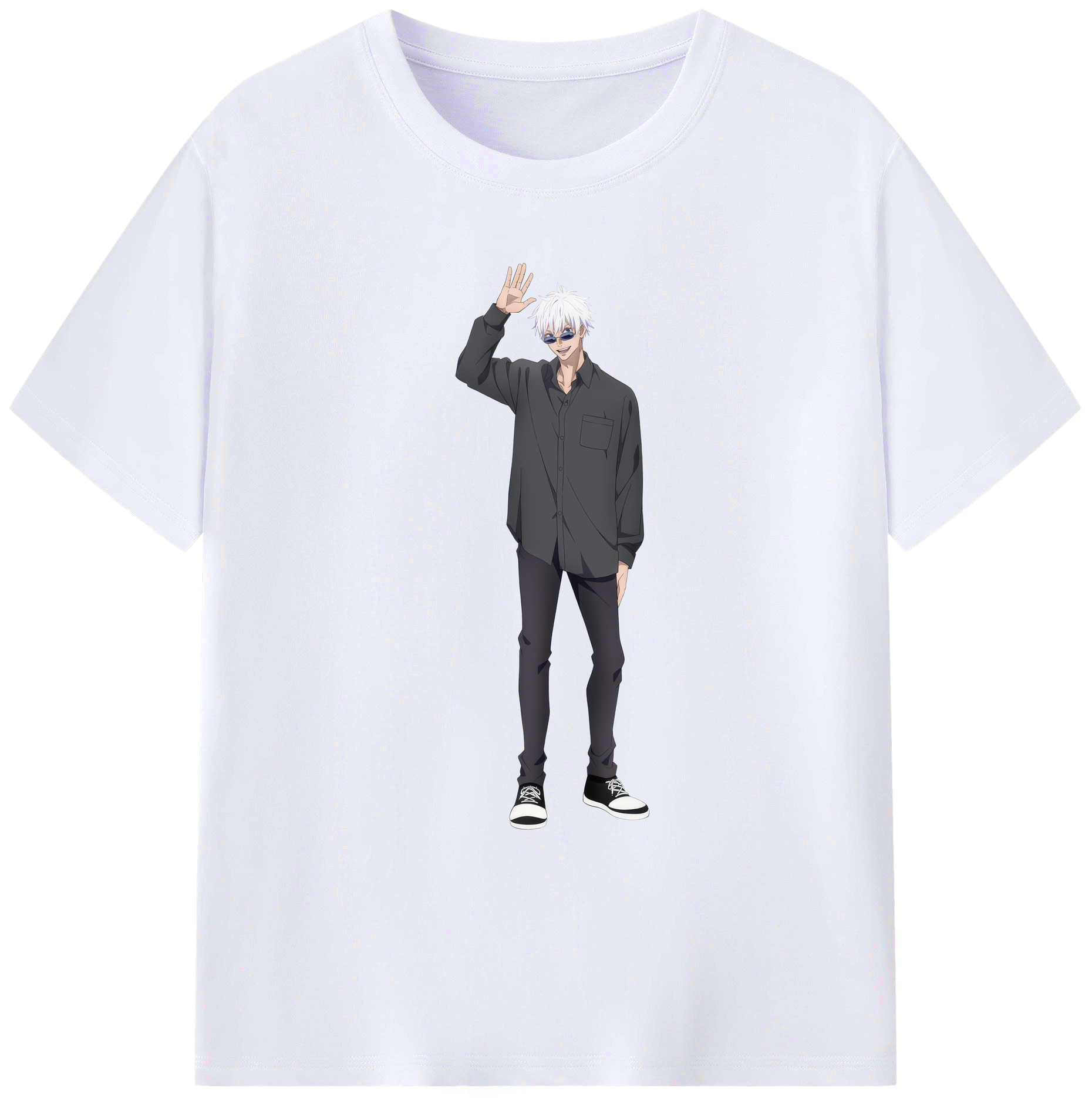 （画像用） 呪術廻戦 Jujutsu Kaisen 綿100％ メンズ半袖Tシャツ｜肌触りやわらか＆通気性