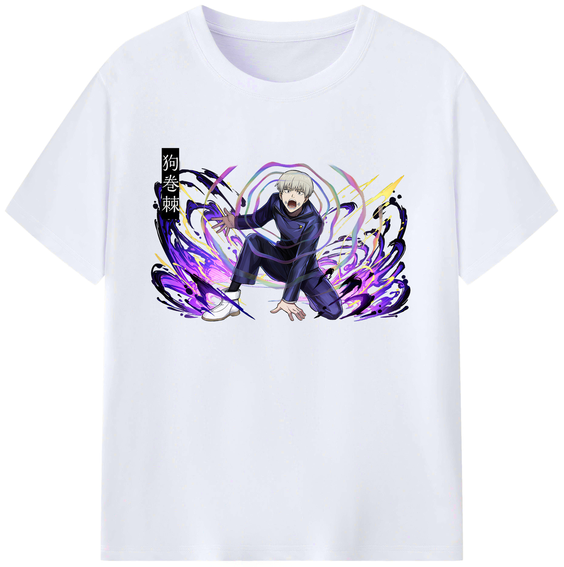 （画像用） 呪術廻戦 Jujutsu Kaisen 綿100％ メンズ半袖Tシャツ｜肌触りやわらか＆通気性