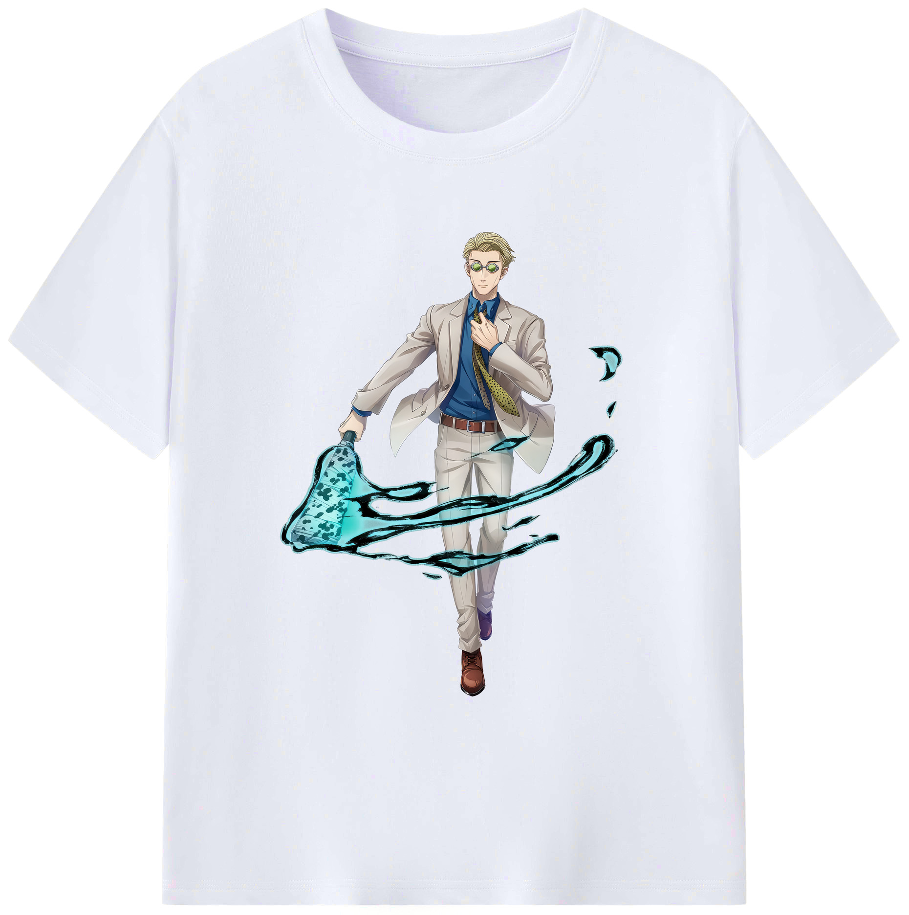 （画像用） 呪術廻戦 Jujutsu Kaisen 綿100％ メンズ半袖Tシャツ｜肌触りやわらか＆通気性