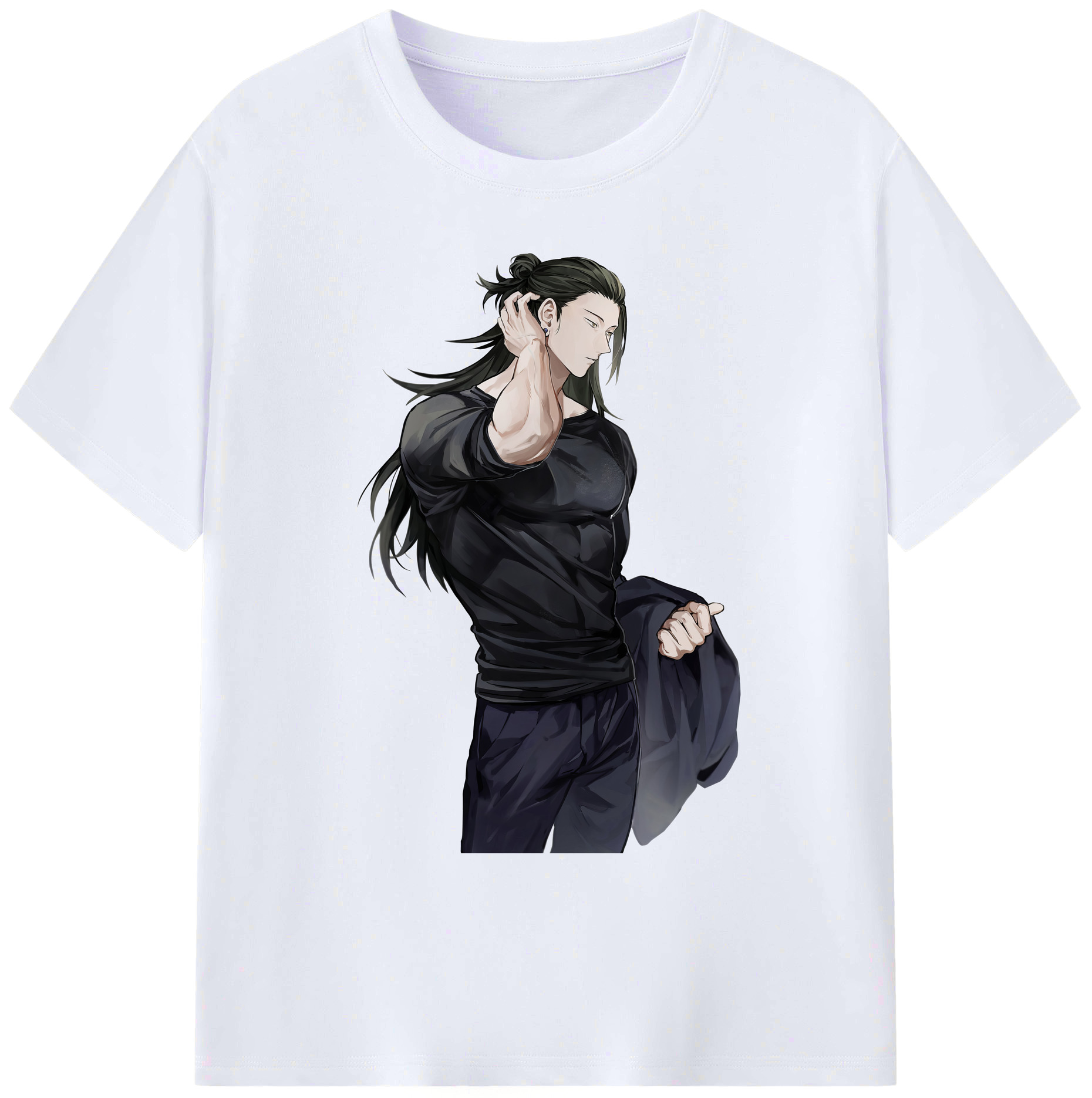 （画像用） 呪術廻戦 Jujutsu Kaisen 綿100％ メンズ半袖Tシャツ｜肌触りやわらか＆通気性