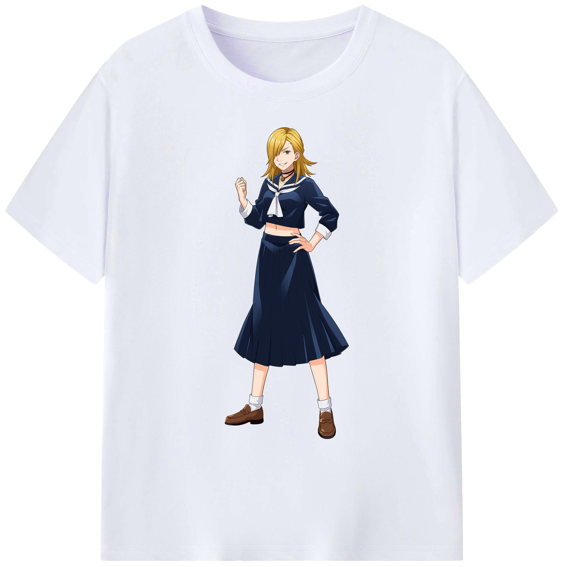 （画像用） 呪術廻戦 Jujutsu Kaisen 綿100％ メンズ半袖Tシャツ｜肌触りやわらか＆通気性